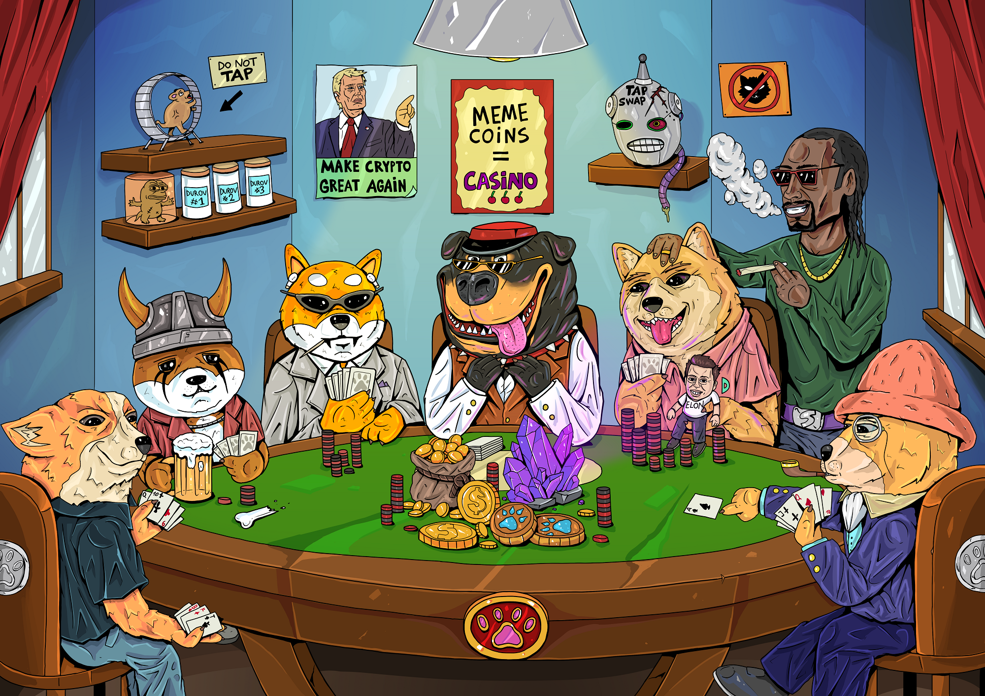 dogs players — Изображение №1 — Иллюстрация на Dprofile