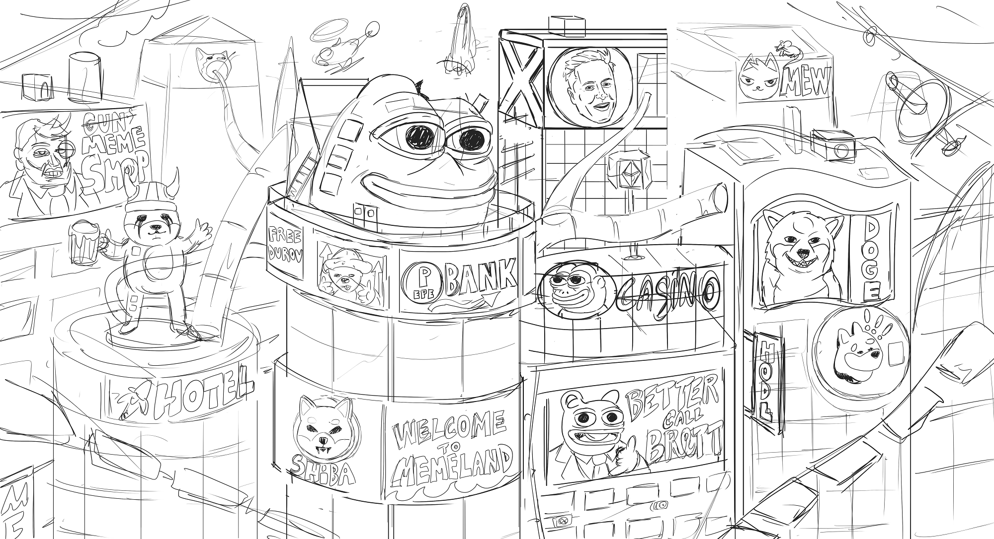 meme city — Изображение №2 — Иллюстрация, Маркетинг на Dprofile