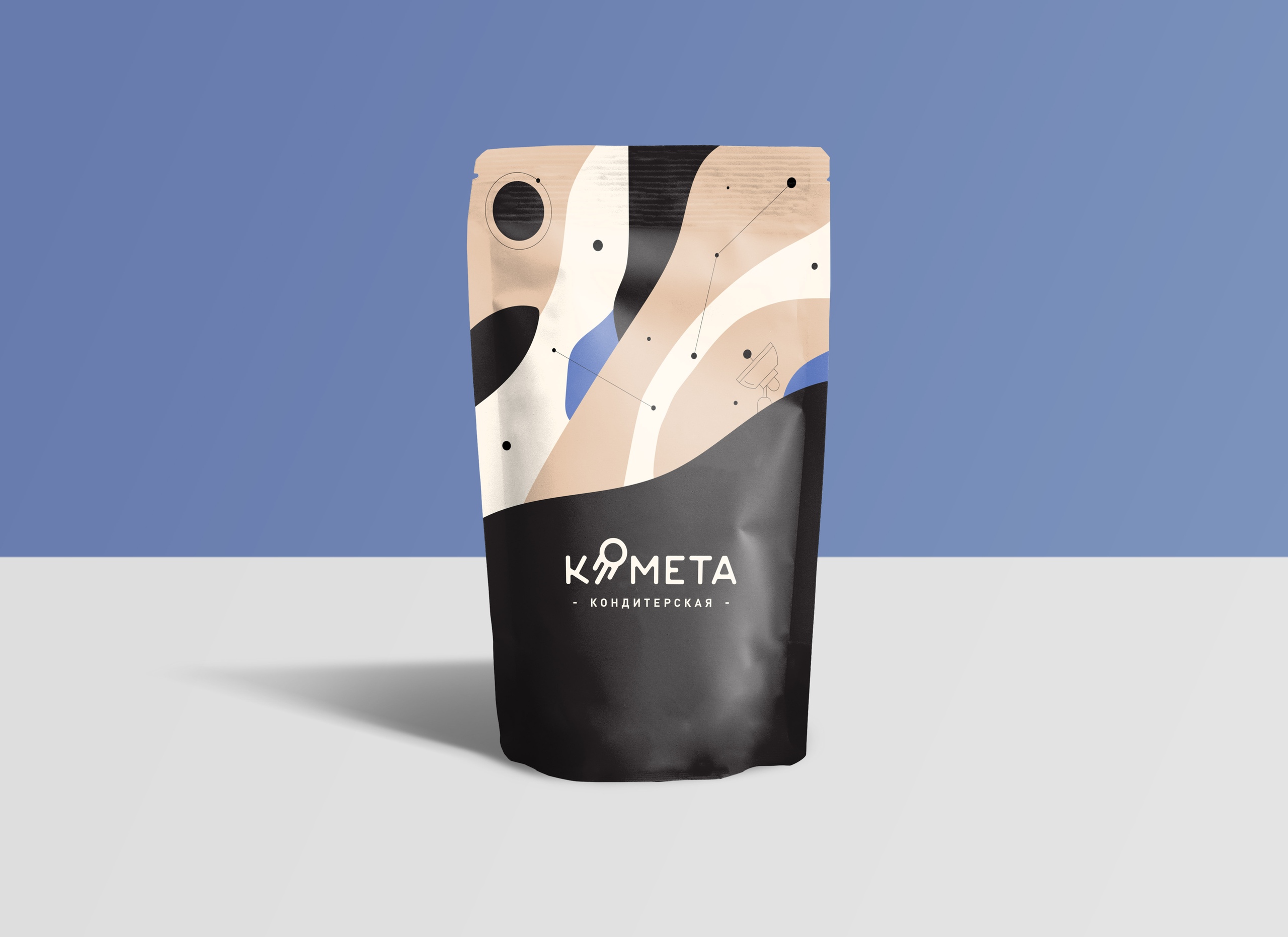 Комета. Кофейня и кондитерская. — Изображение №2 — Брендинг, Графика на Dprofile