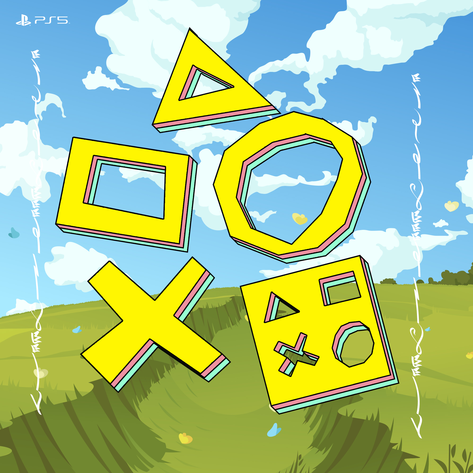 Альтернативная версия логотипа Playstation 5 — Изображение №1 — Иллюстрация на Dprofile