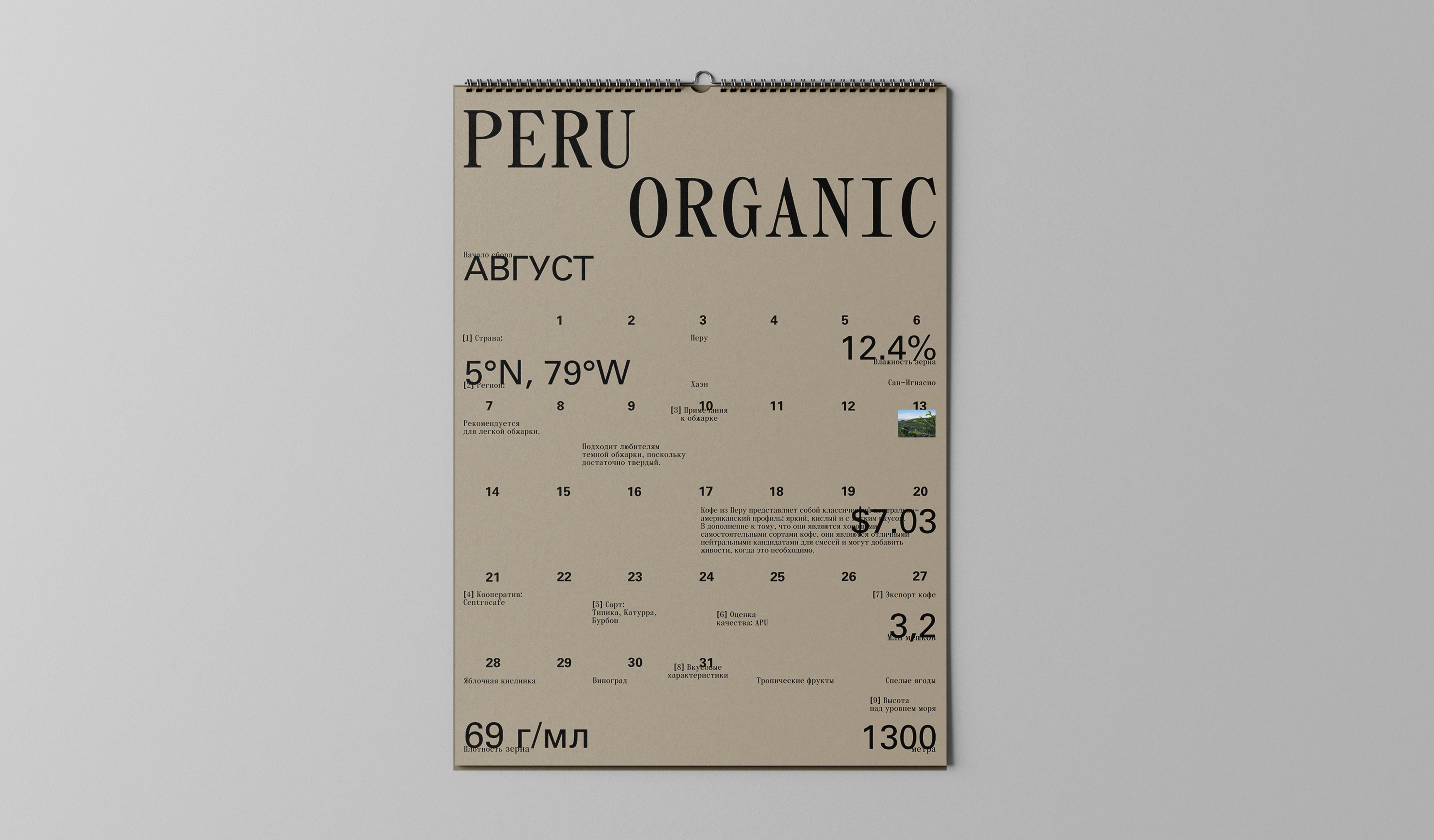 Coffee calendar — Изображение №9 — Брендинг, Графика на Dprofile