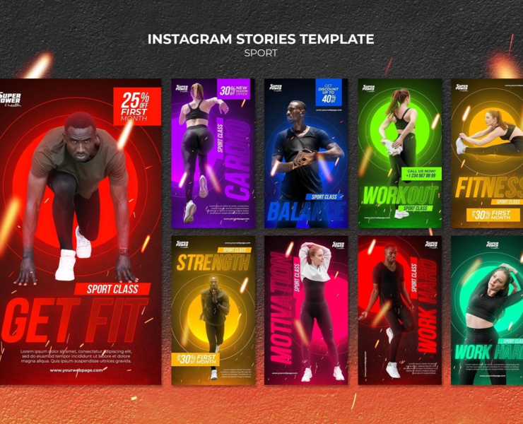 Дизайн истории Instagram — Интерфейсы, Брендинг на Dprofile
