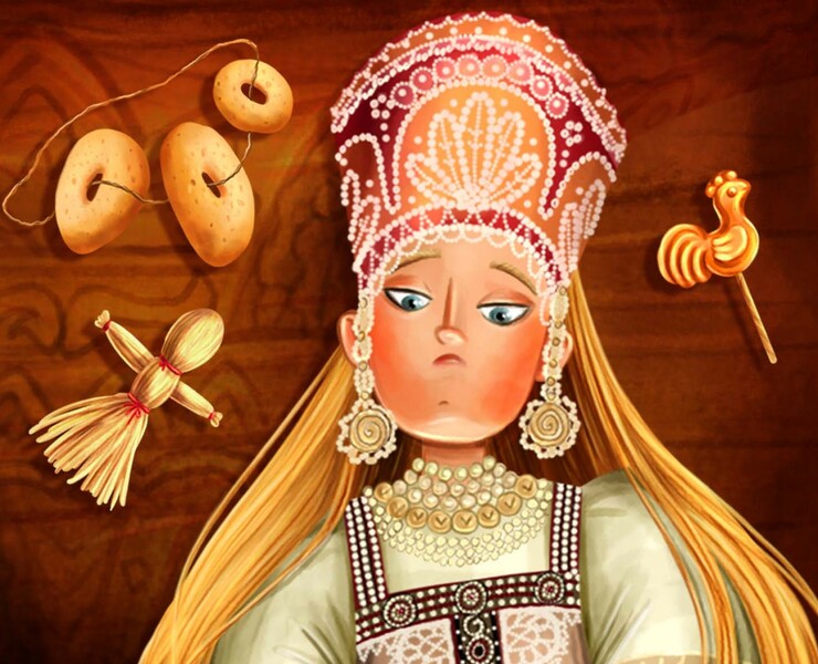 Иллюстрации к сказке  «Царевна Несмеяна» — Иллюстрация на Dprofile
