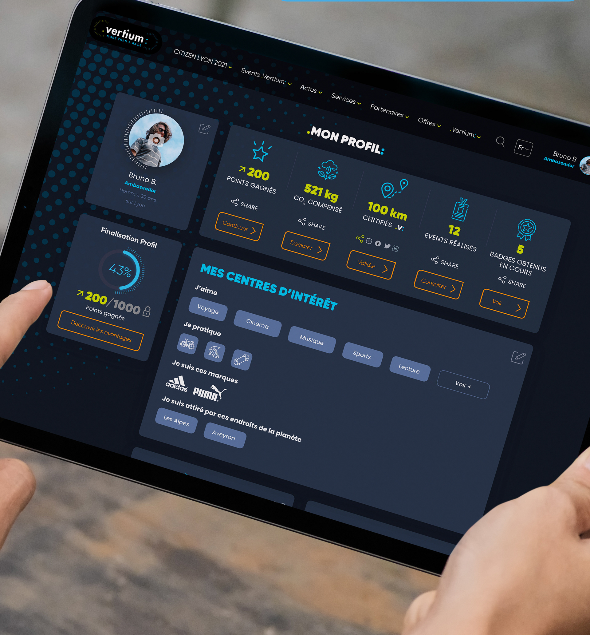 Interface and Web design for Vertium Race — Изображение №8 — Интерфейсы, Графика на Dprofile