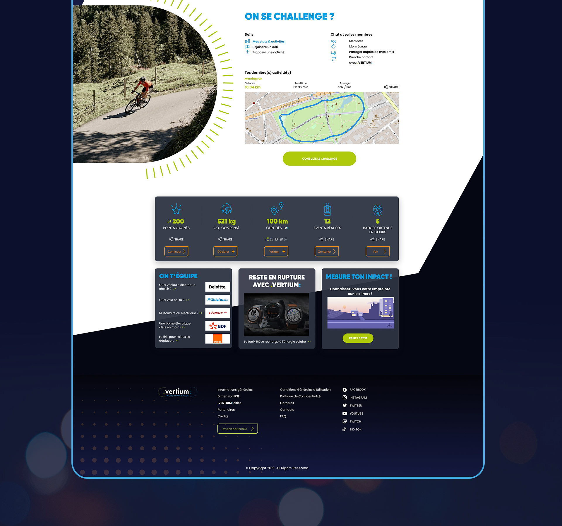 Interface and Web design for Vertium Race — Изображение №6 — Интерфейсы, Графика на Dprofile