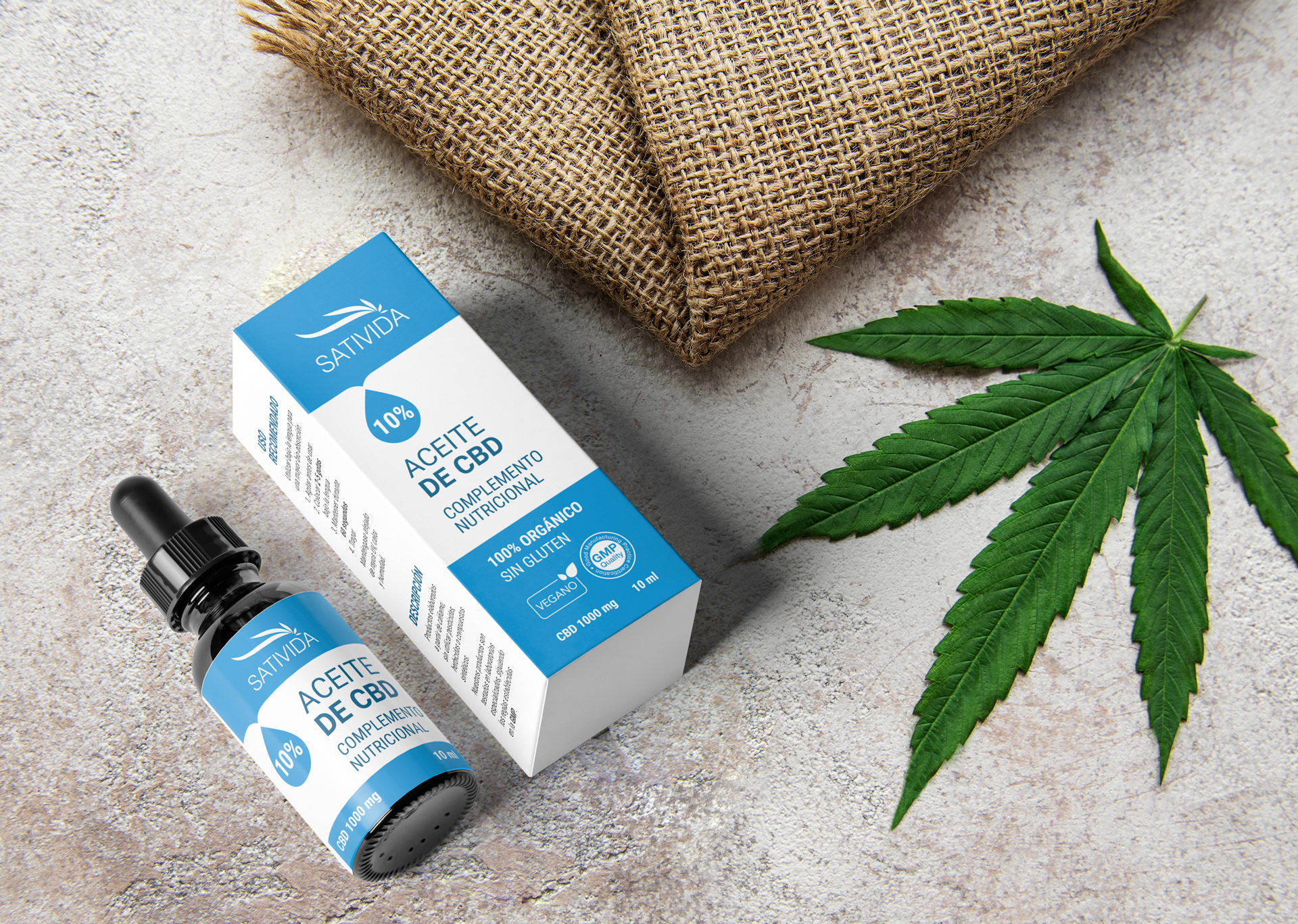 Sativida CBD Oil package design — Изображение №12 — Брендинг, Графика на Dprofile