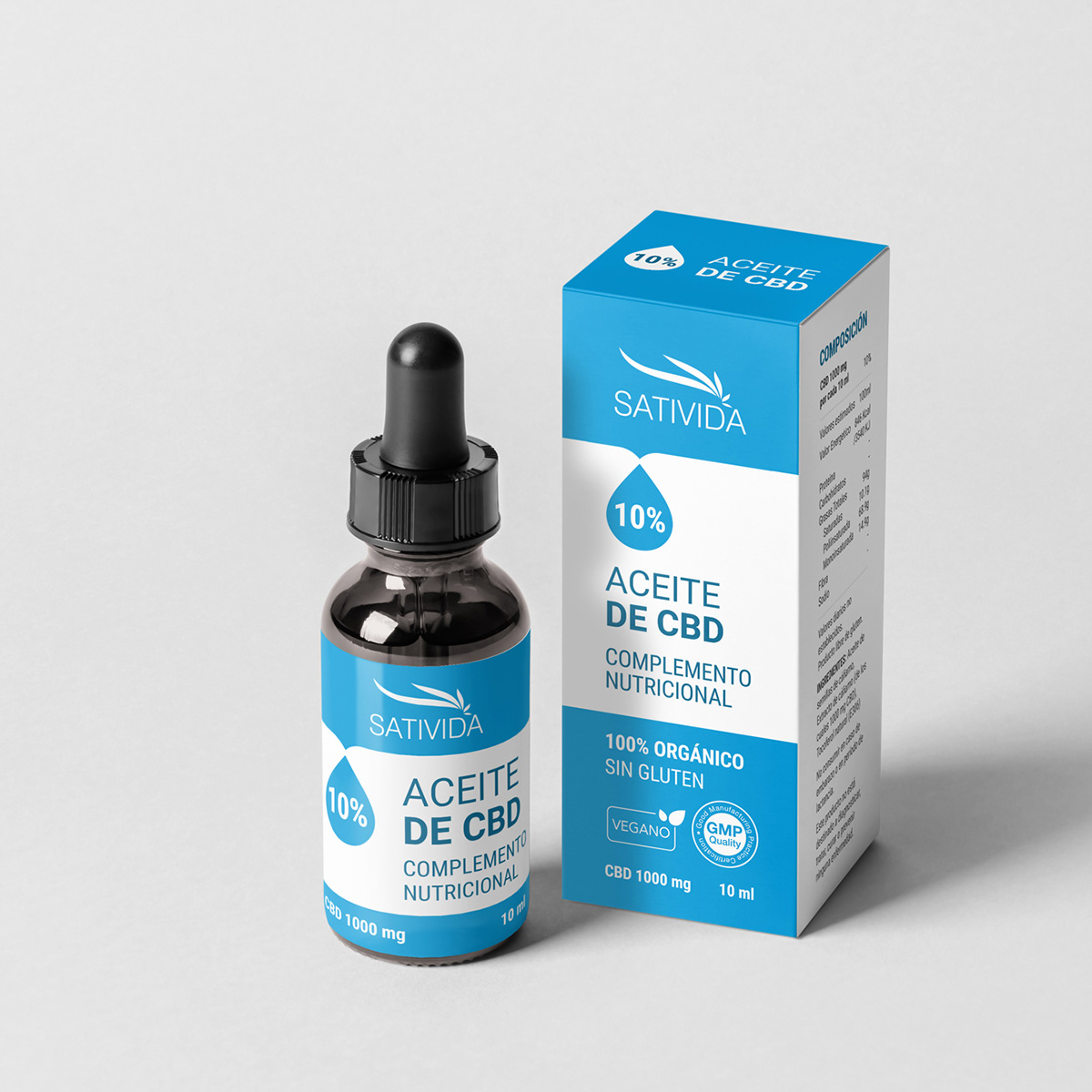 Sativida CBD Oil package design — Изображение №16 — Брендинг, Графика на Dprofile