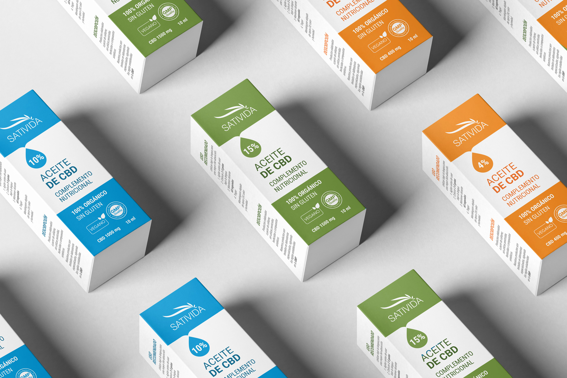 Sativida CBD Oil package design — Изображение №13 — Брендинг, Графика на Dprofile