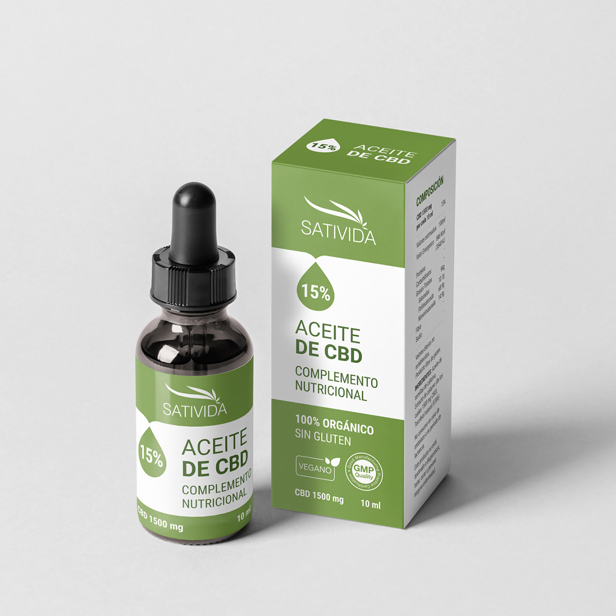 Sativida CBD Oil package design — Изображение №17 — Брендинг, Графика на Dprofile