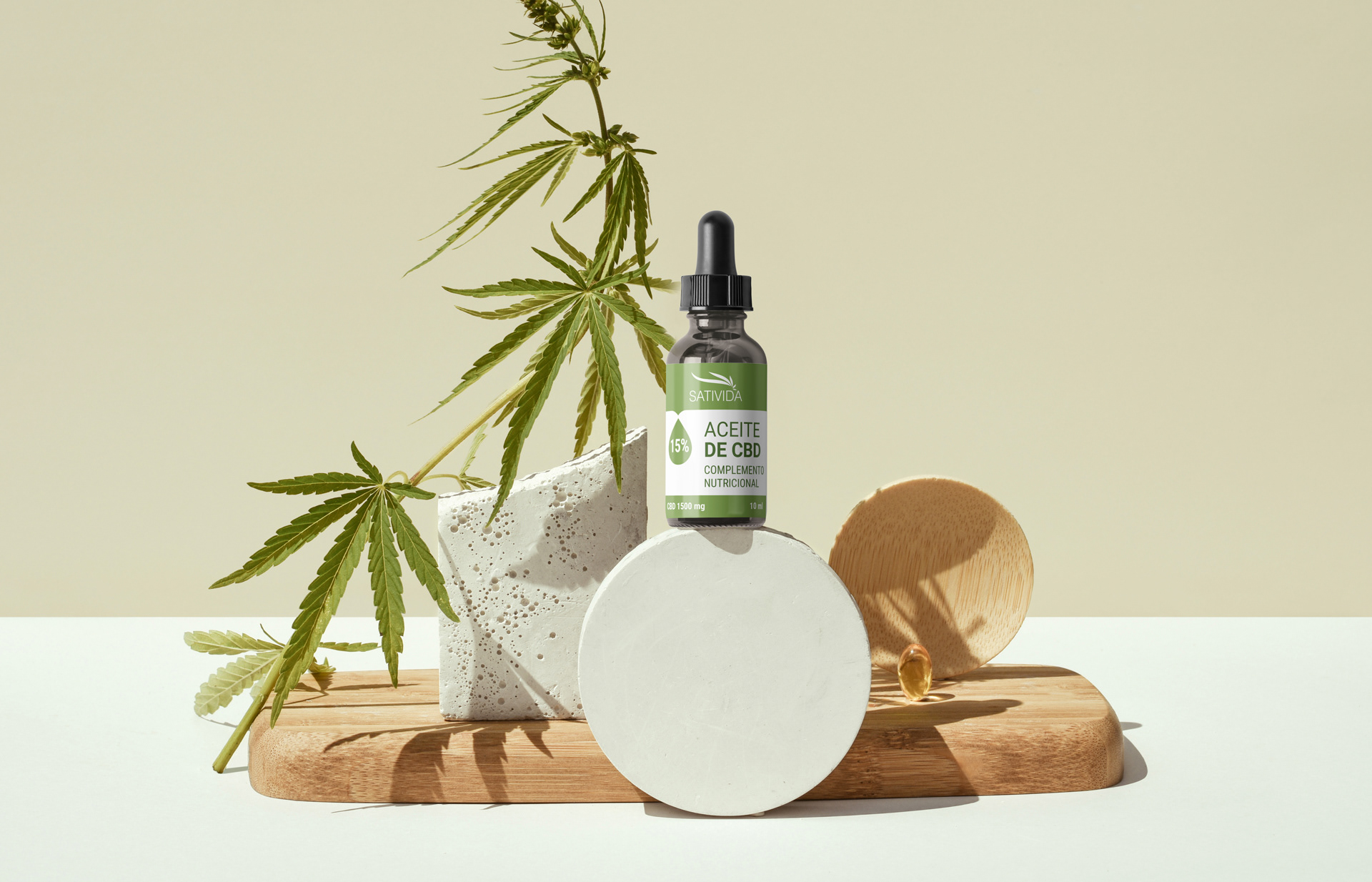 Sativida CBD Oil package design — Изображение №8 — Брендинг, Графика на Dprofile
