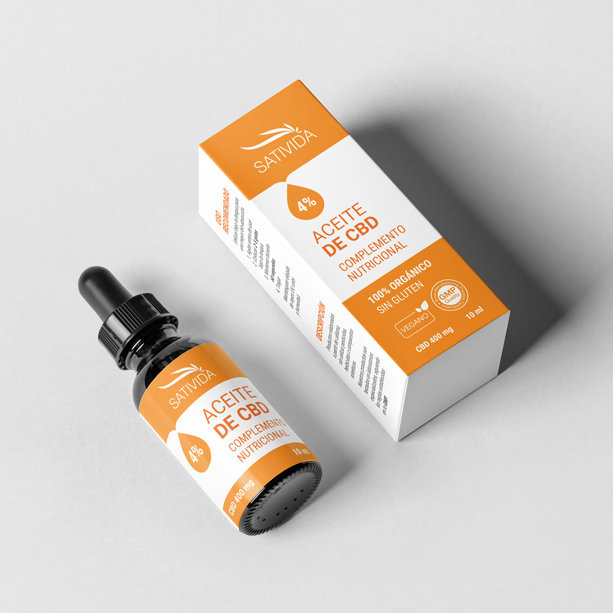 Sativida CBD Oil package design — Изображение №9 — Брендинг, Графика на Dprofile