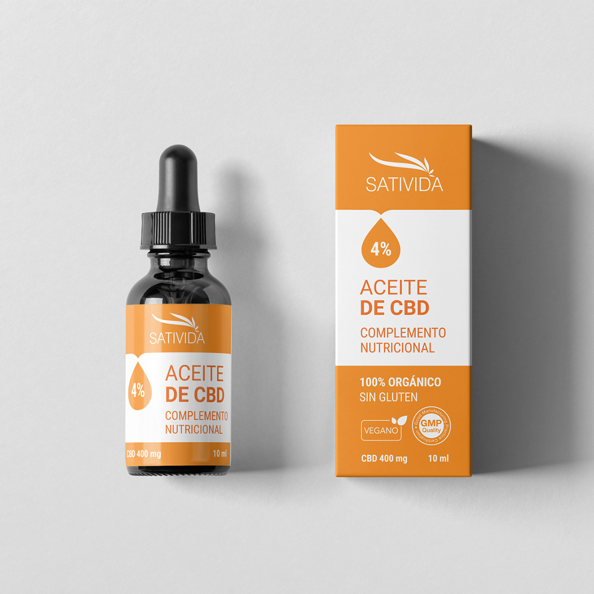 Sativida CBD Oil package design — Изображение №5 — Брендинг, Графика на Dprofile