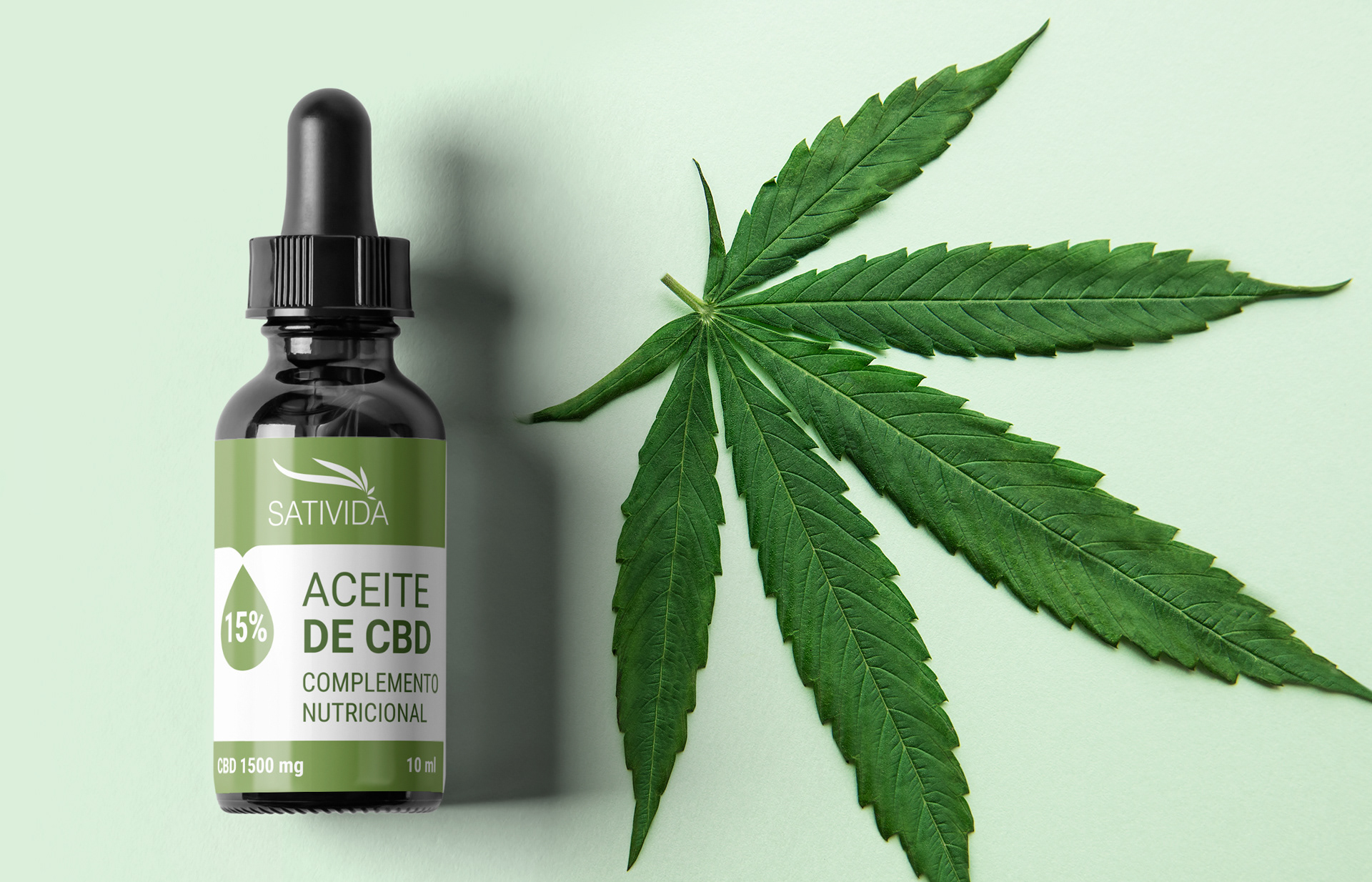 Sativida CBD Oil package design — Изображение №2 — Брендинг, Графика на Dprofile