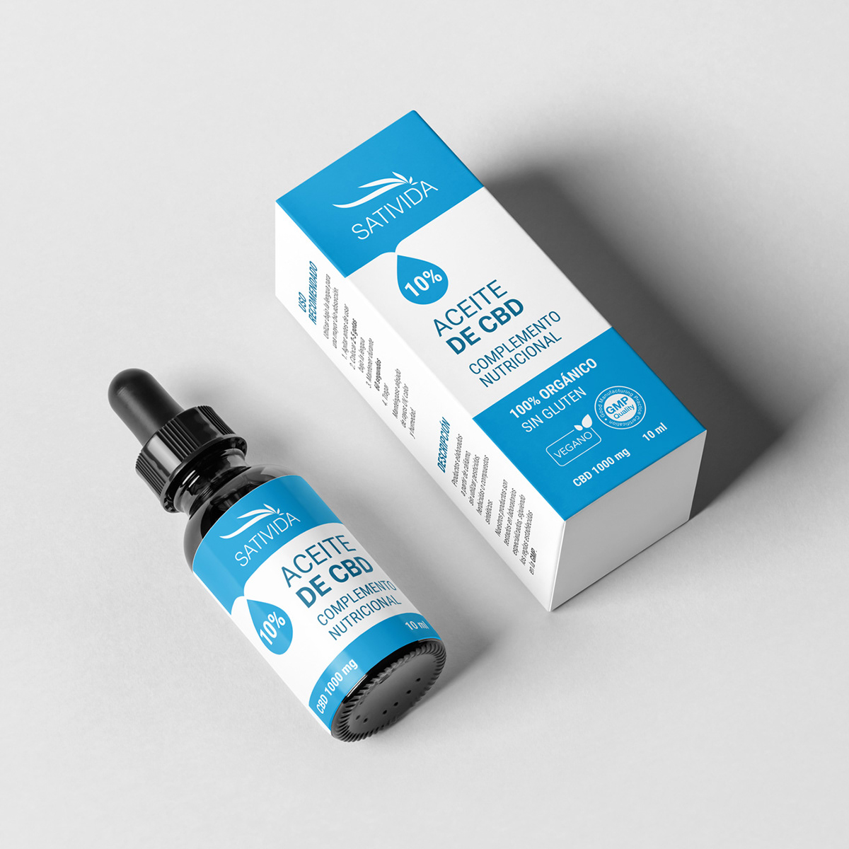 Sativida CBD Oil package design — Изображение №10 — Брендинг, Графика на Dprofile