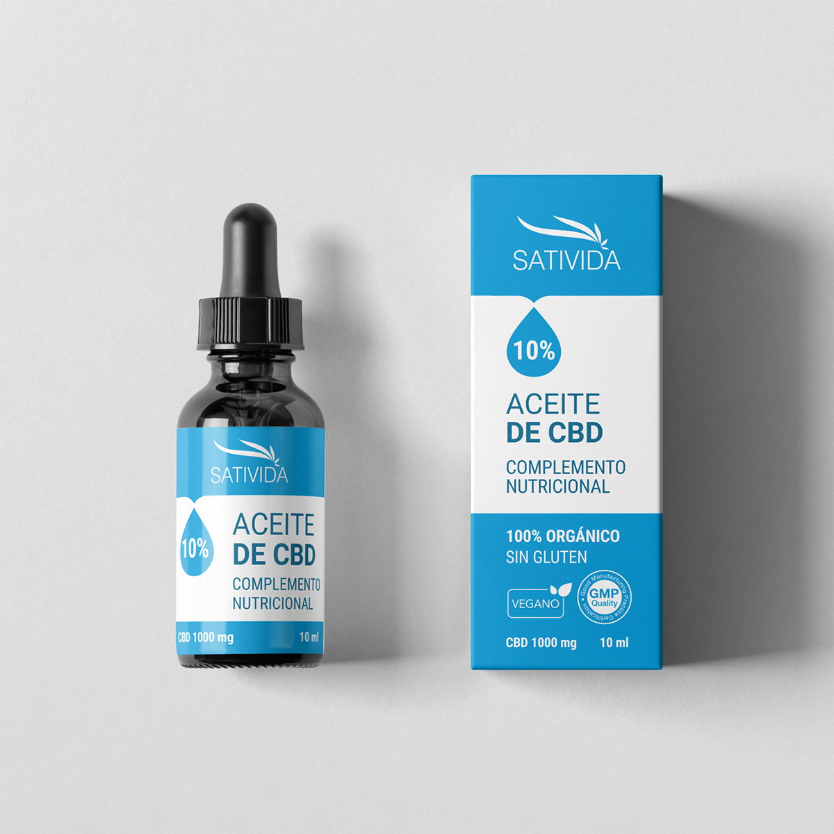 Sativida CBD Oil package design — Изображение №6 — Брендинг, Графика на Dprofile