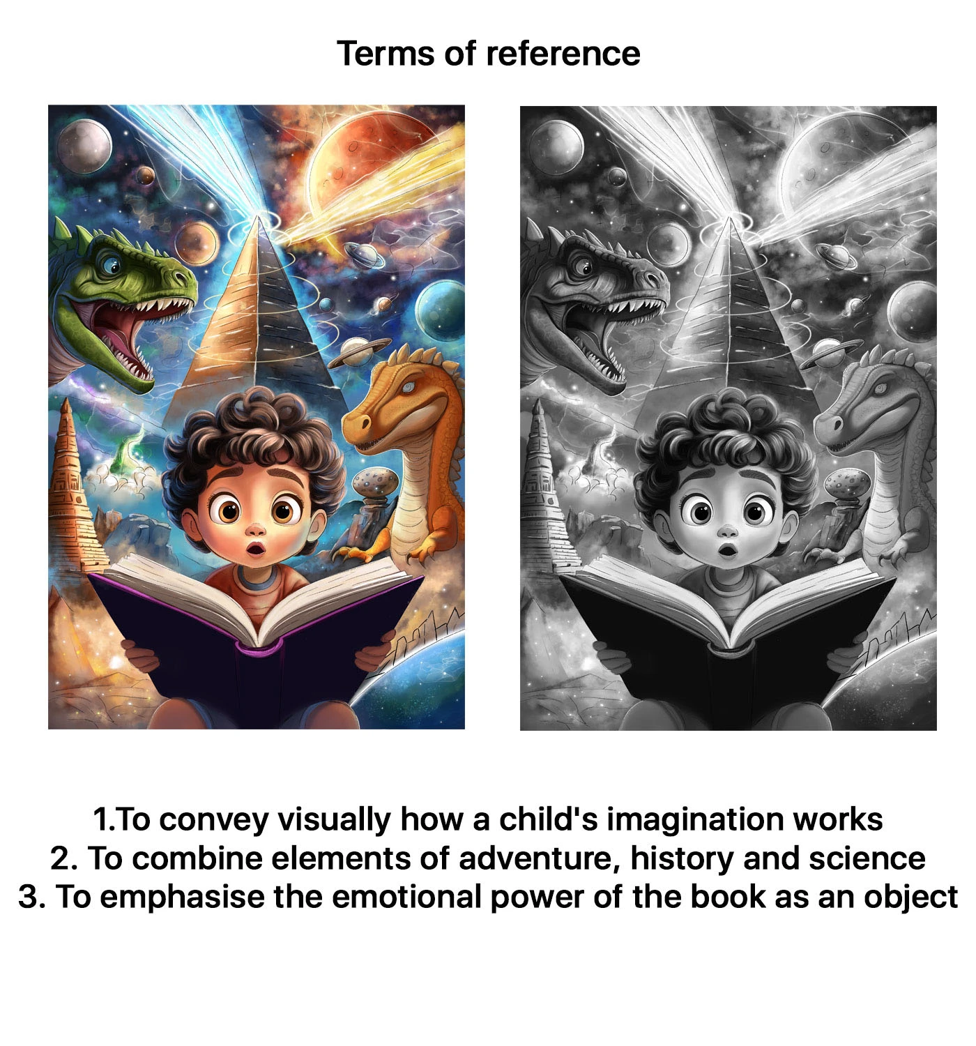 Children's book cover illustrations "Magic of Reading" — Изображение №3 — Брендинг, Иллюстрация на Dprofile