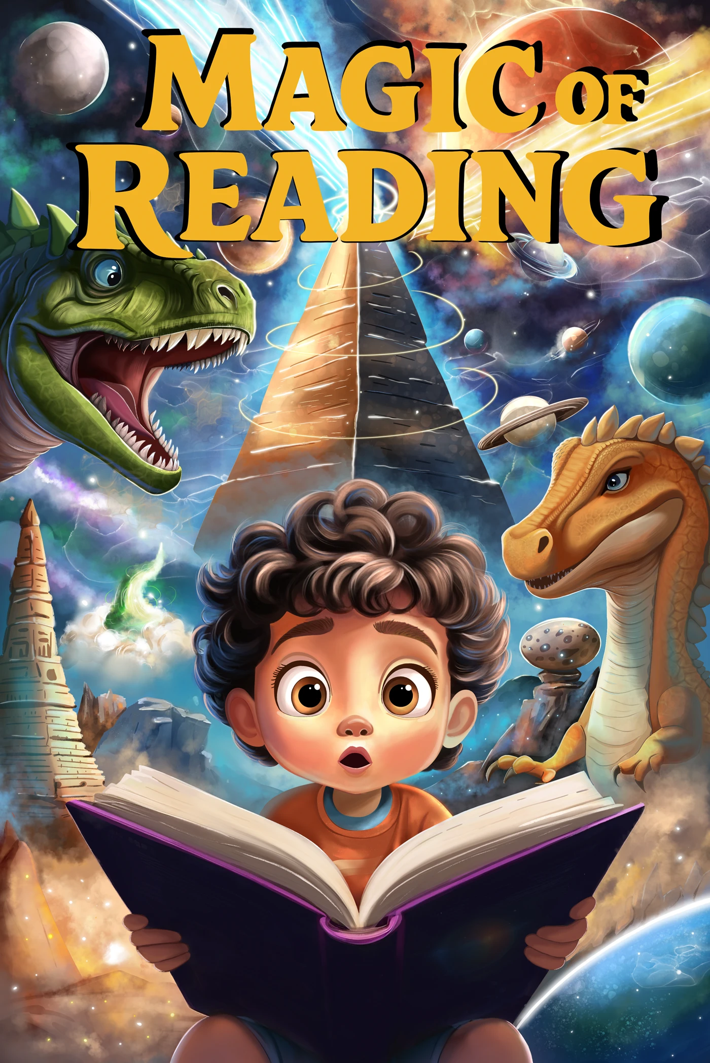 Children's book cover illustrations "Magic of Reading" — Изображение №8 — Брендинг, Иллюстрация на Dprofile