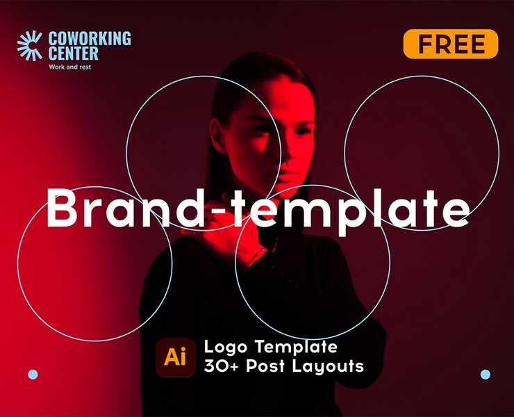 Template | logo, instagram | Free — Брендинг, Графика на Dprofile