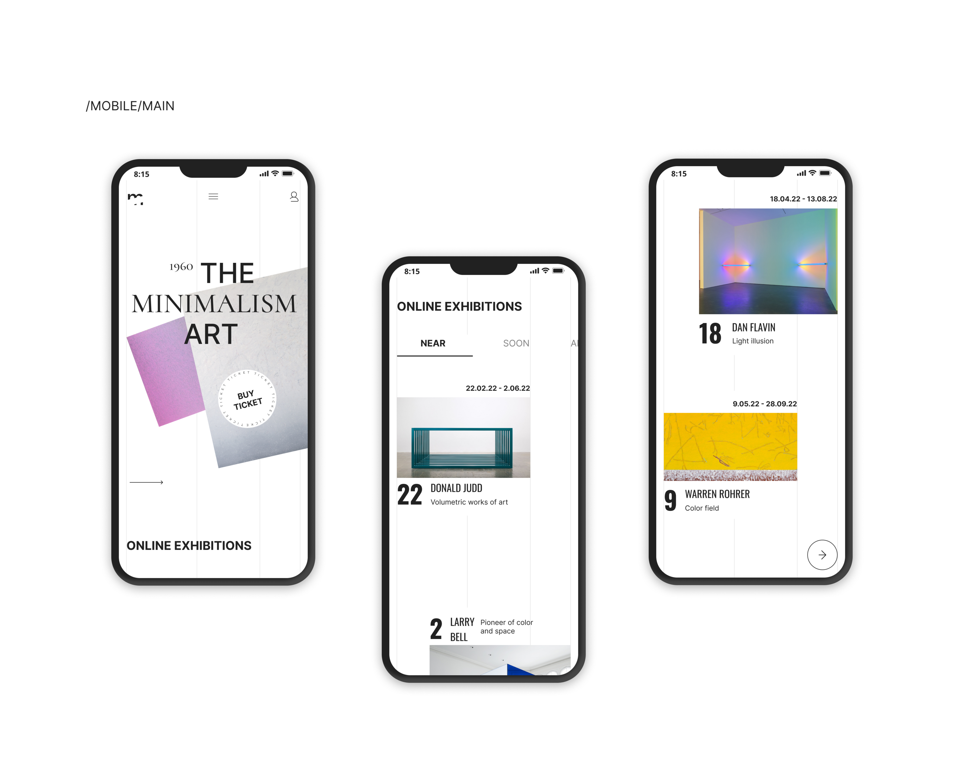 Website/ Online Museum of Minimalism — Изображение №4 — Интерфейсы на Dprofile