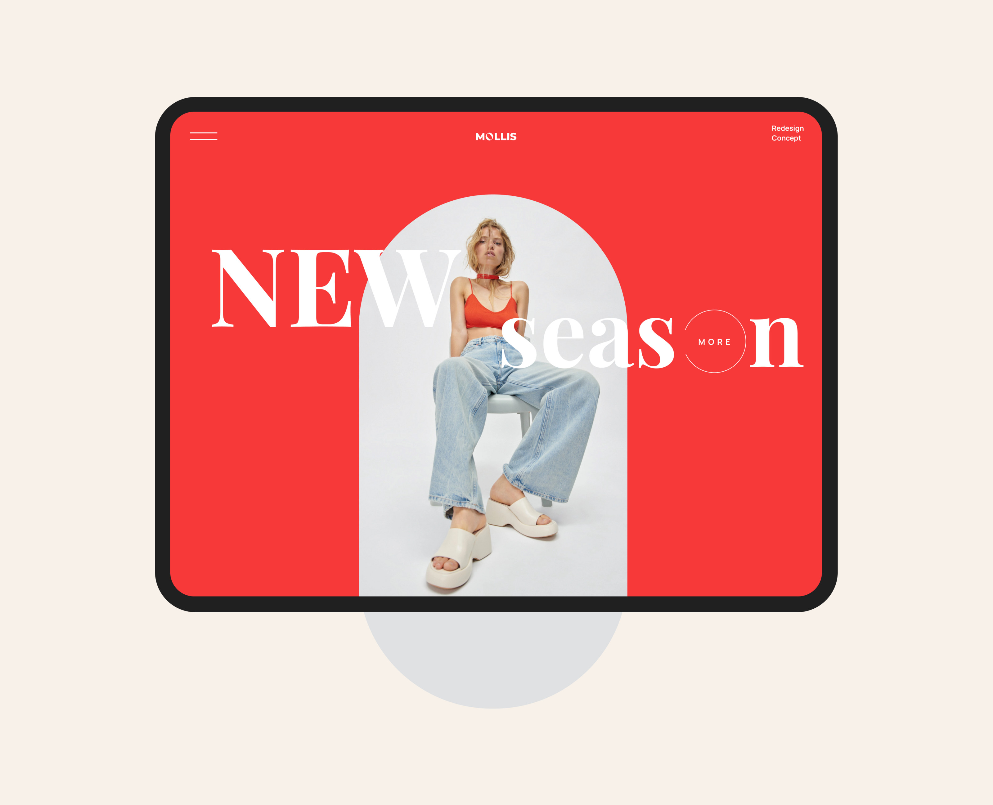Mollis. Website redesign concept — Интерфейсы на Dprofile
