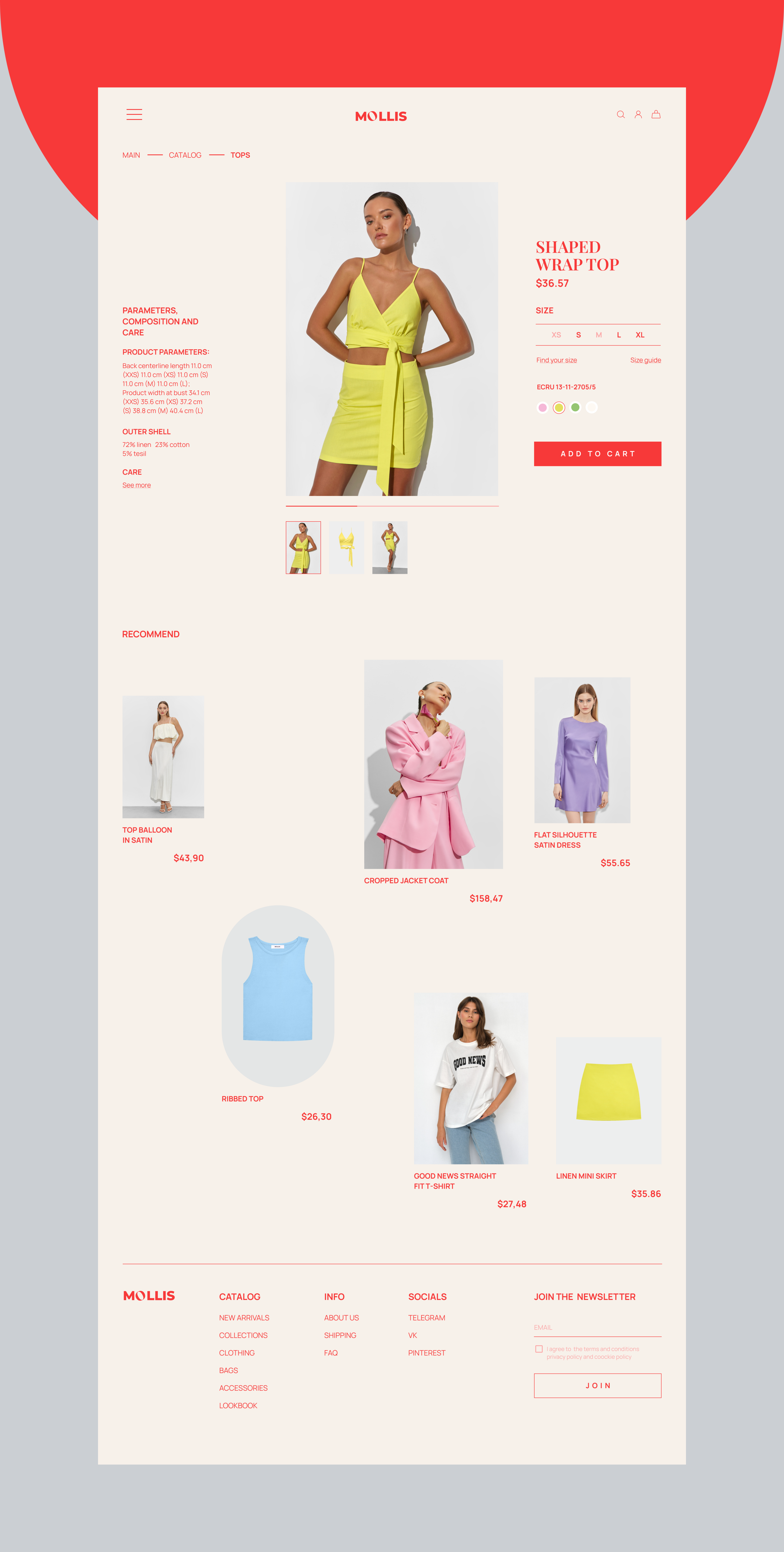 Mollis. Website redesign concept — Изображение №10 — Интерфейсы на Dprofile