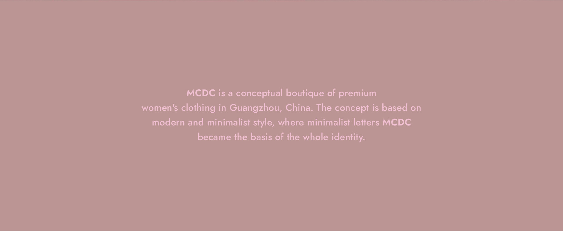 MCDC Boutique — Изображение №3 — Брендинг на Dprofile