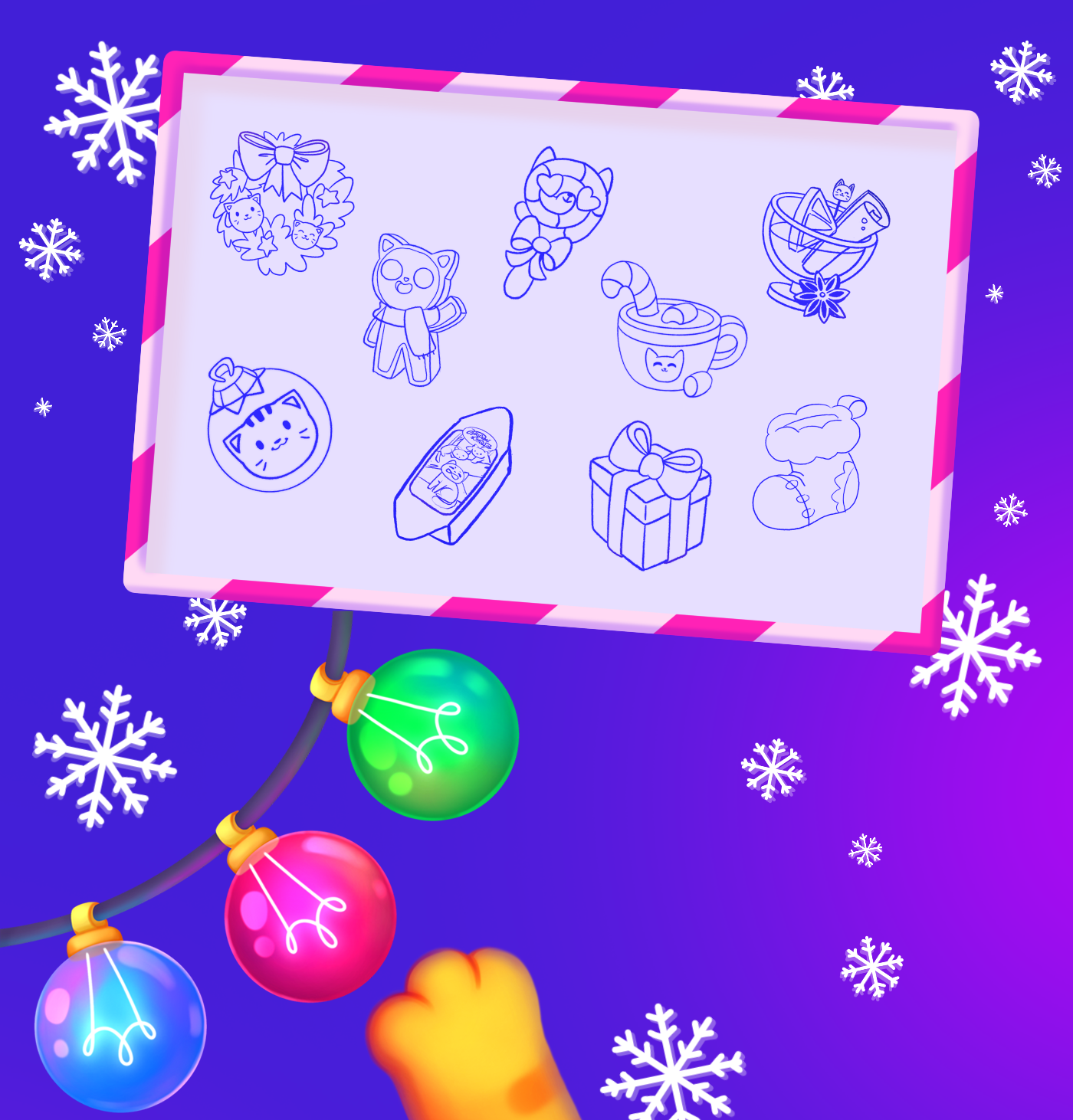 WINTER PROPS – коллекция праздничных пропсов для игры — Изображение №4 — Иллюстрация, Графика на Dprofile