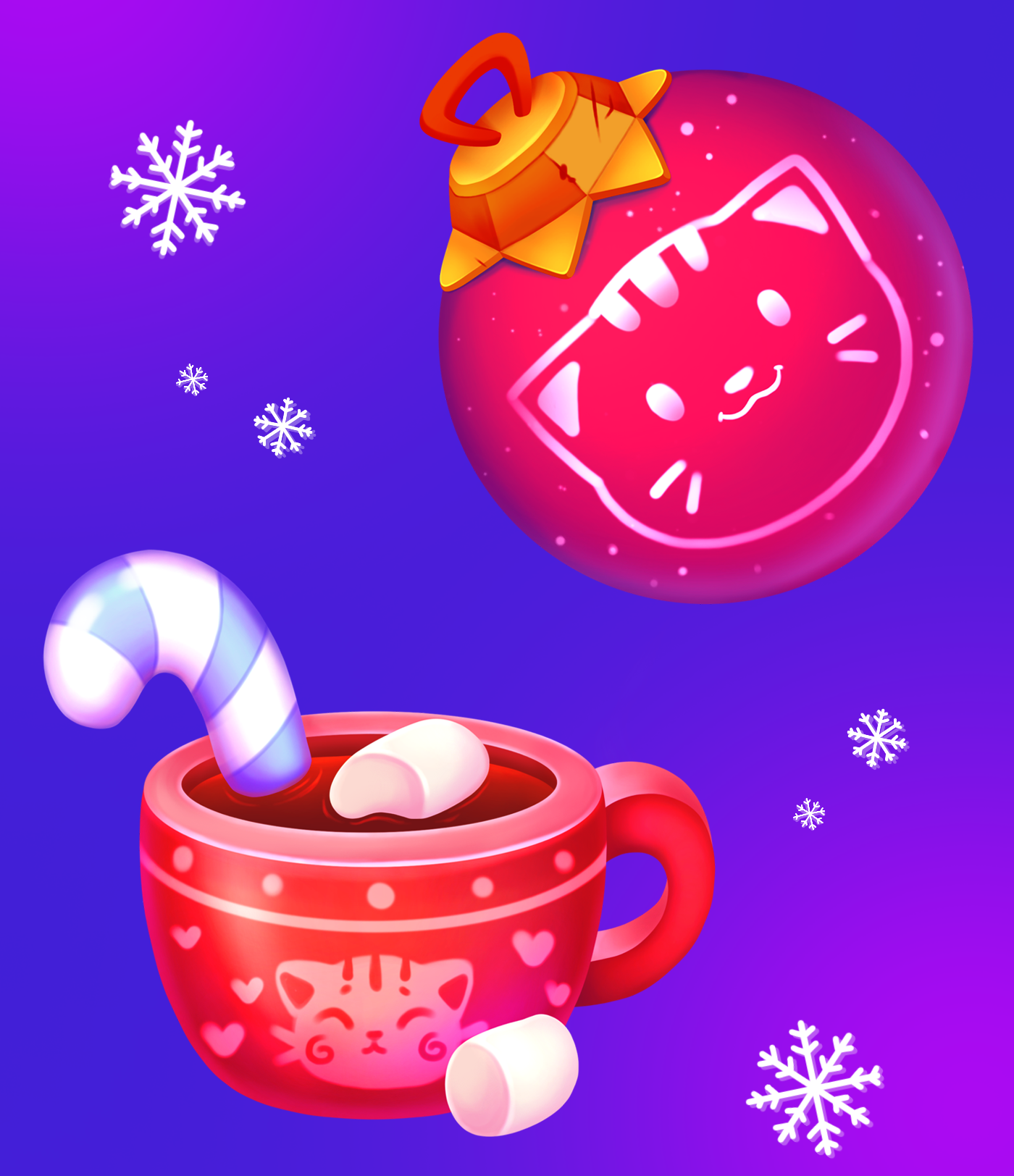 WINTER PROPS – коллекция праздничных пропсов для игры — Изображение №7 — Иллюстрация, Графика на Dprofile
