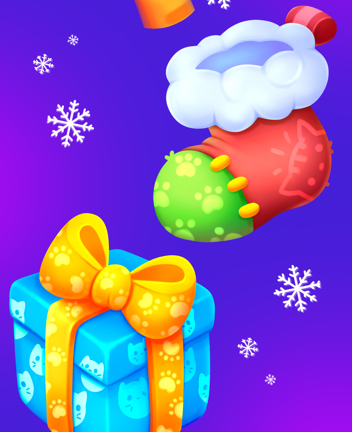 WINTER PROPS – коллекция праздничных пропсов для игры — Изображение №5 — Иллюстрация, Графика на Dprofile