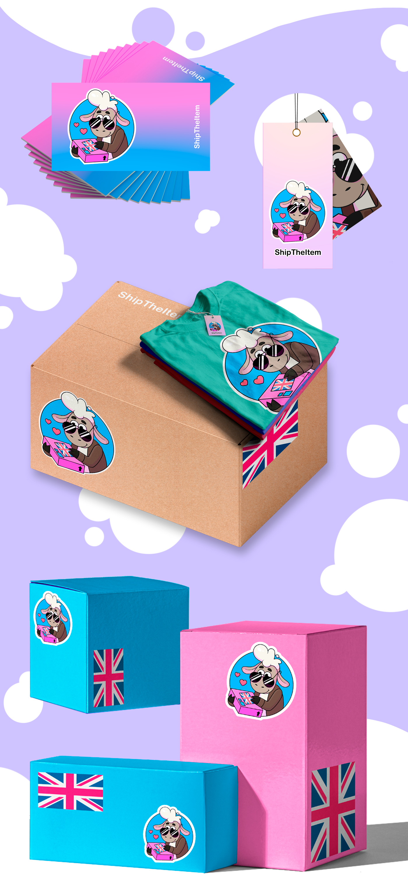 ShipTheItem — selective clothing delivery — Изображение №3 — Брендинг, Иллюстрация на Dprofile