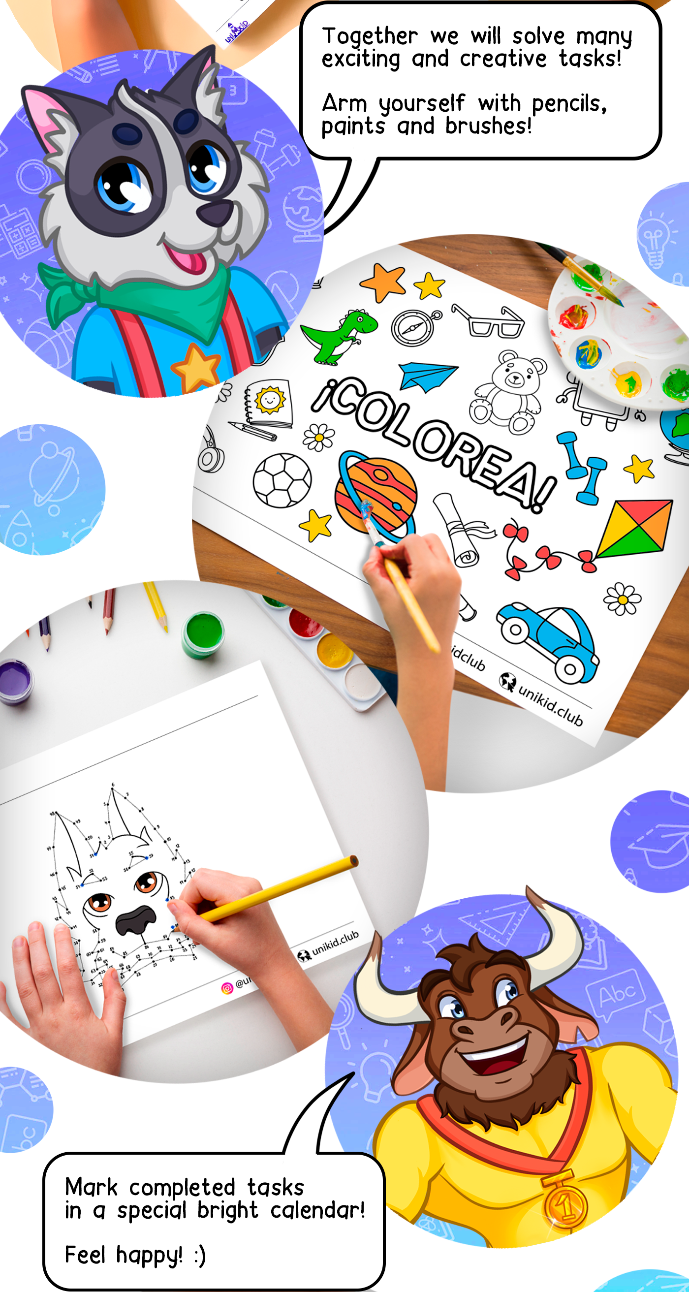 Children's task book illustration «UNI KID» — Изображение №12 — Иллюстрация на Dprofile