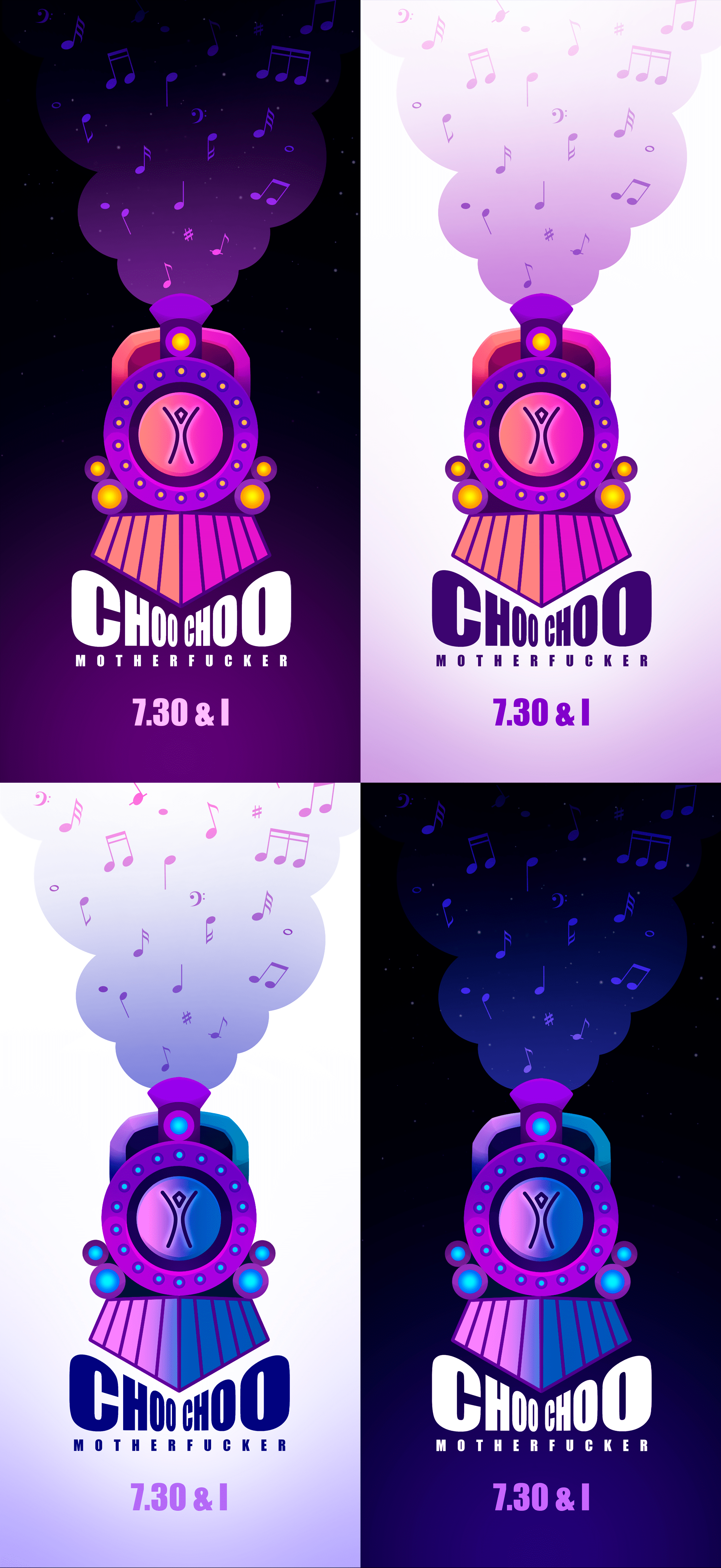CHOO CHOO illustration for the Burning Man festival — Изображение №2 — Иллюстрация на Dprofile