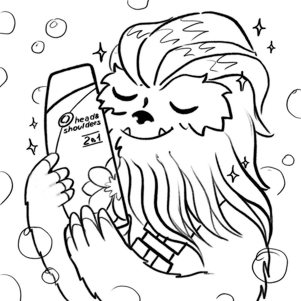 Рекламный проект Head&Shoulders and StarWars collaboration — Изображение №3 — Иллюстрация на Dprofile