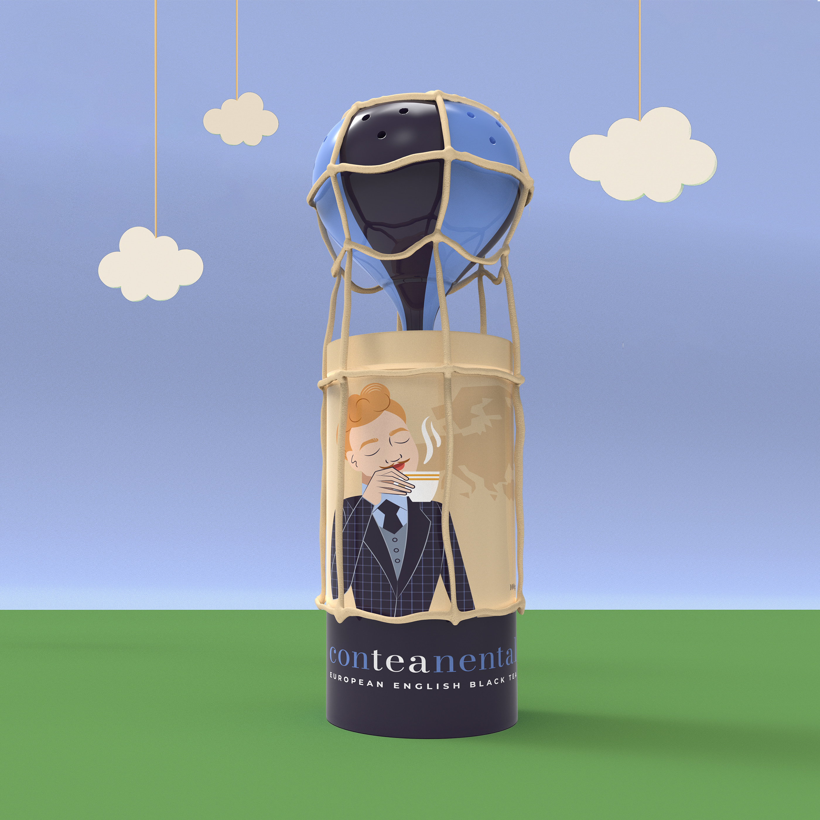 Брендинг и упаковка чая Conteanental — Изображение №17 — Брендинг, Иллюстрация на Dprofile