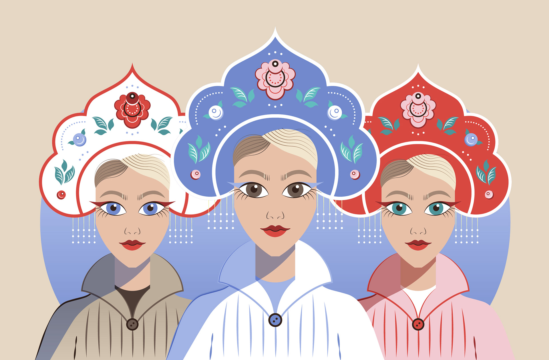 Концепт айдентики РОССИЯ & LOVE REPUBLIC — Изображение №12 — Брендинг, Иллюстрация на Dprofile