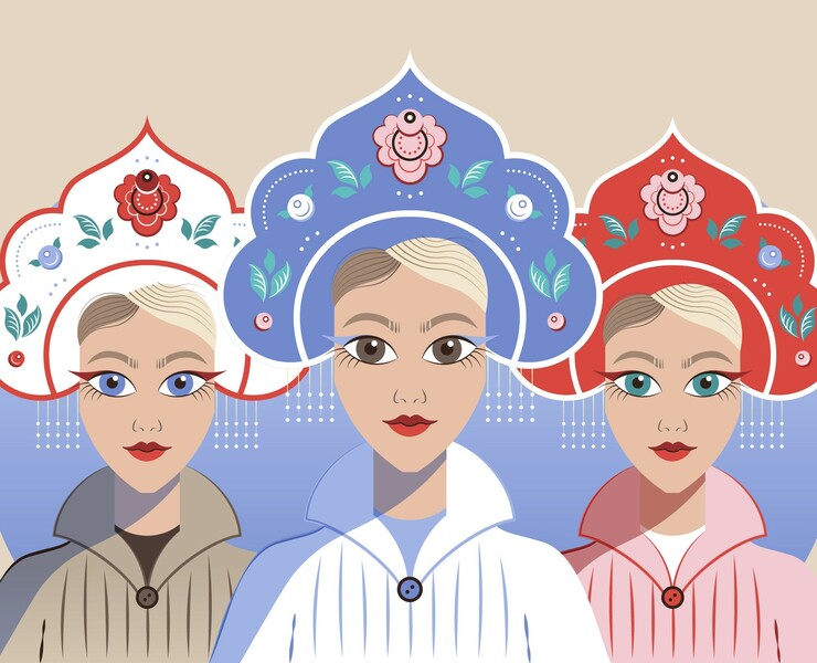 Концепт айдентики РОССИЯ & LOVE REPUBLIC — Брендинг, Иллюстрация на Dprofile