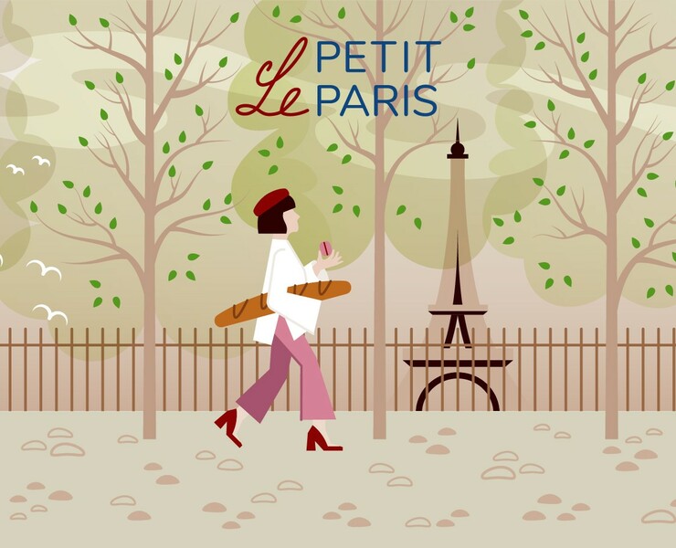 Кофейня пекарня Le Petit Paris брендинг — Брендинг, Иллюстрация на Dprofile