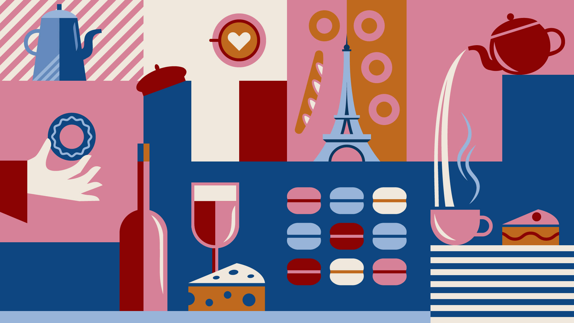 Кофейня пекарня Le Petit Paris брендинг — Изображение №14 — Брендинг, Иллюстрация на Dprofile