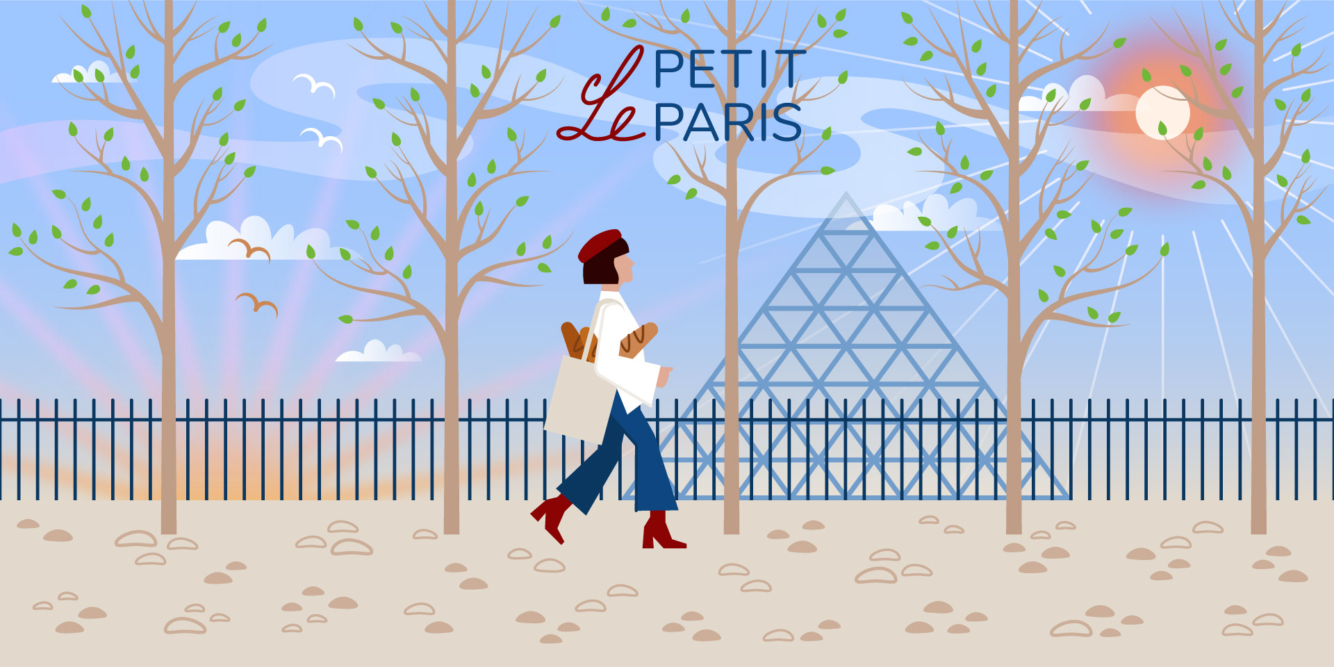Кофейня пекарня Le Petit Paris брендинг — Изображение №7 — Брендинг, Иллюстрация на Dprofile