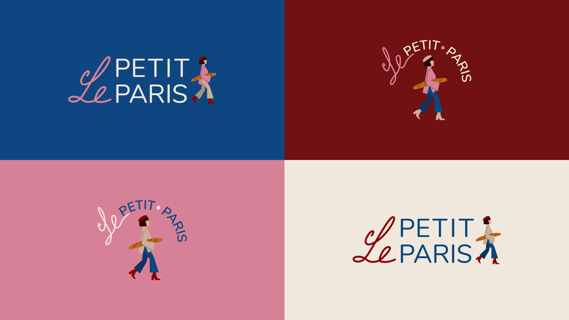 Кофейня пекарня Le Petit Paris брендинг — Изображение №2 — Брендинг, Иллюстрация на Dprofile