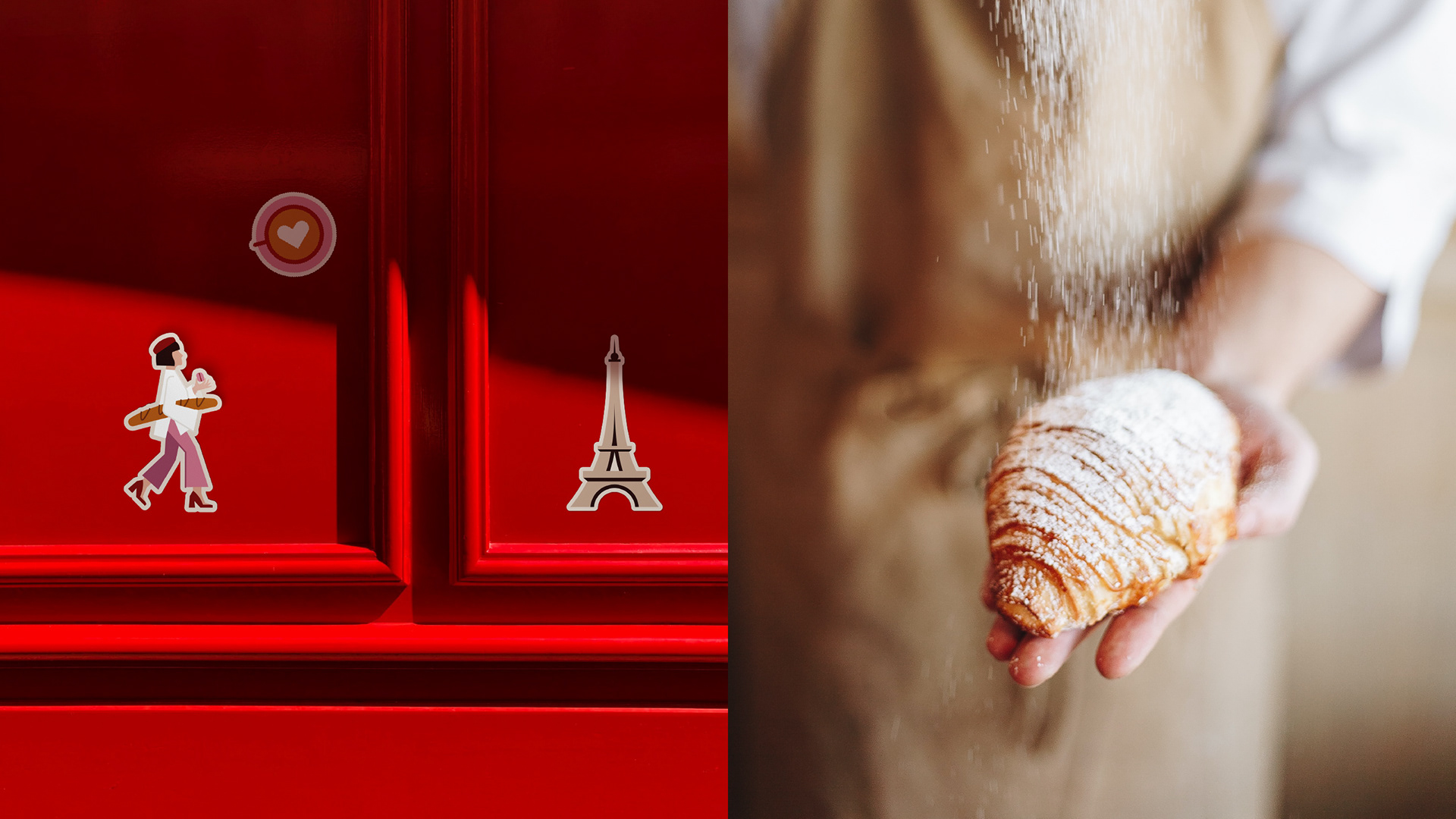 Кофейня пекарня Le Petit Paris брендинг — Изображение №10 — Брендинг, Иллюстрация на Dprofile