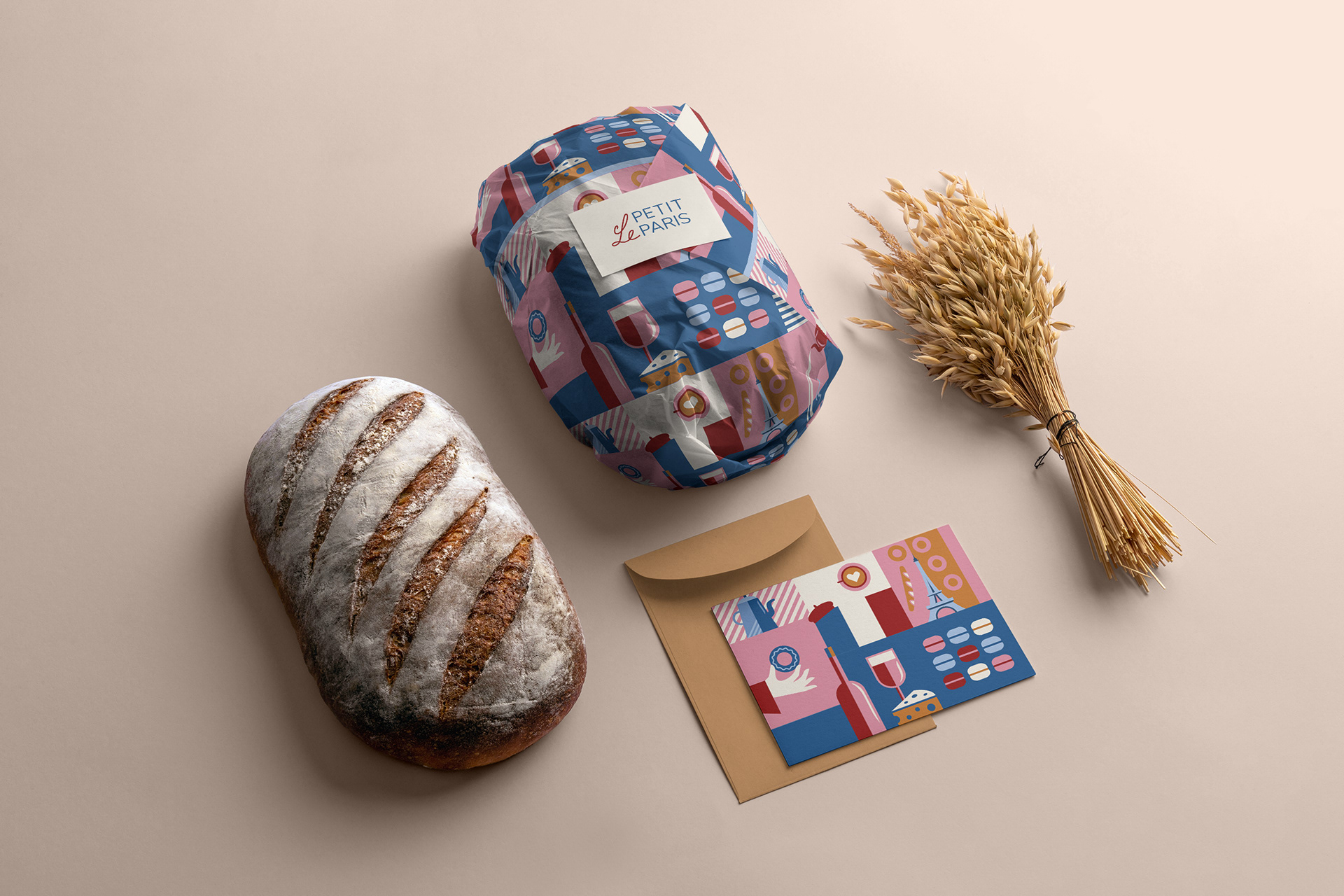 Кофейня пекарня Le Petit Paris брендинг — Изображение №19 — Брендинг, Иллюстрация на Dprofile