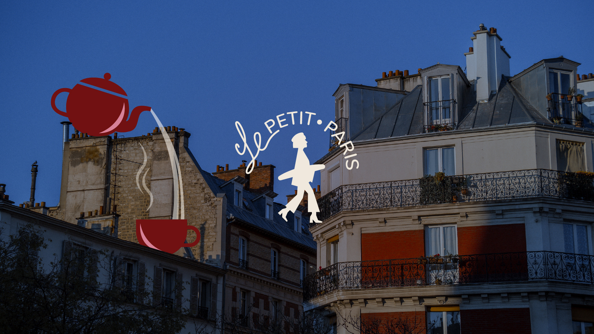 Кофейня пекарня Le Petit Paris брендинг — Изображение №1 — Брендинг, Иллюстрация на Dprofile