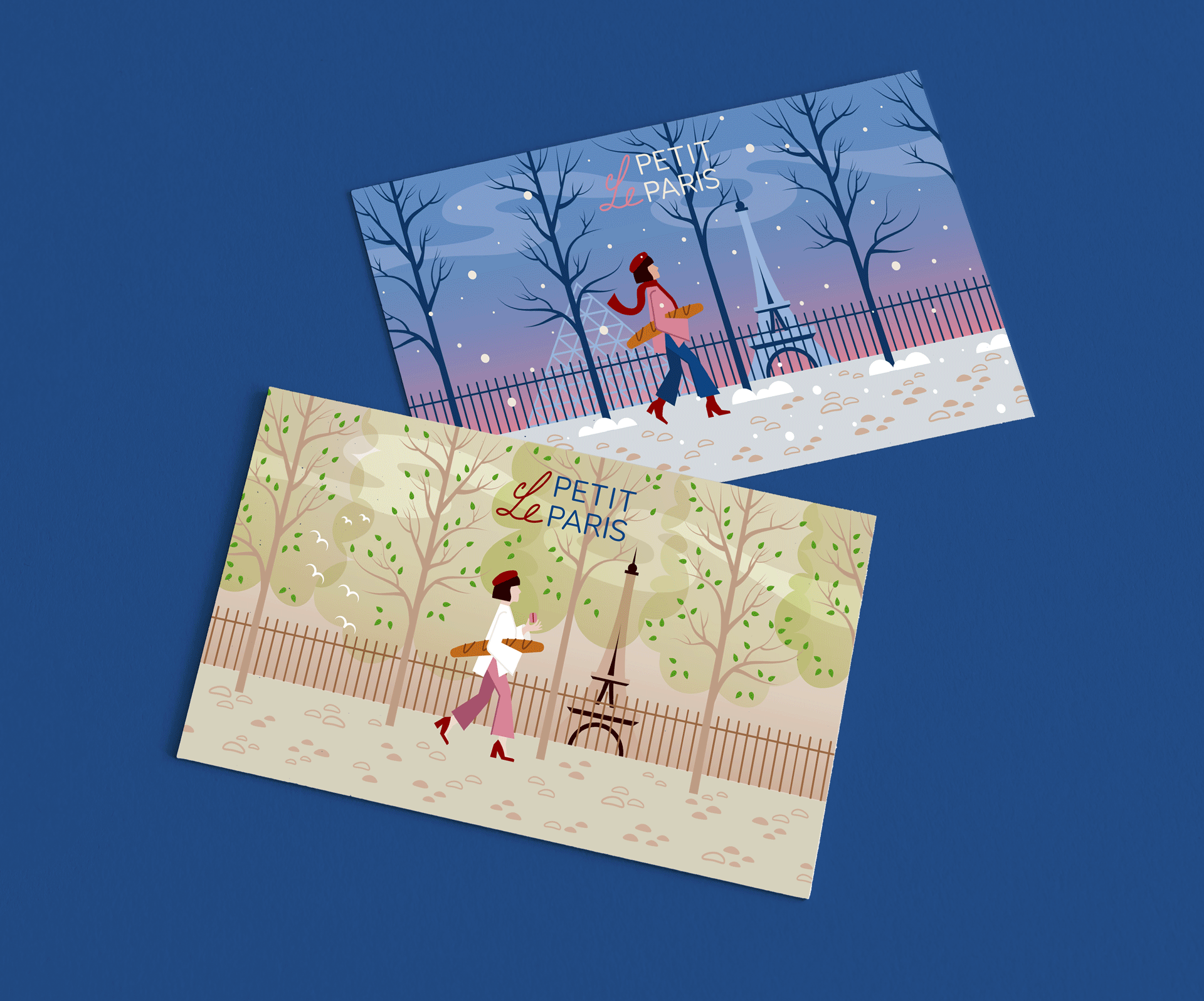 Кофейня пекарня Le Petit Paris брендинг — Изображение №20 — Брендинг, Иллюстрация на Dprofile