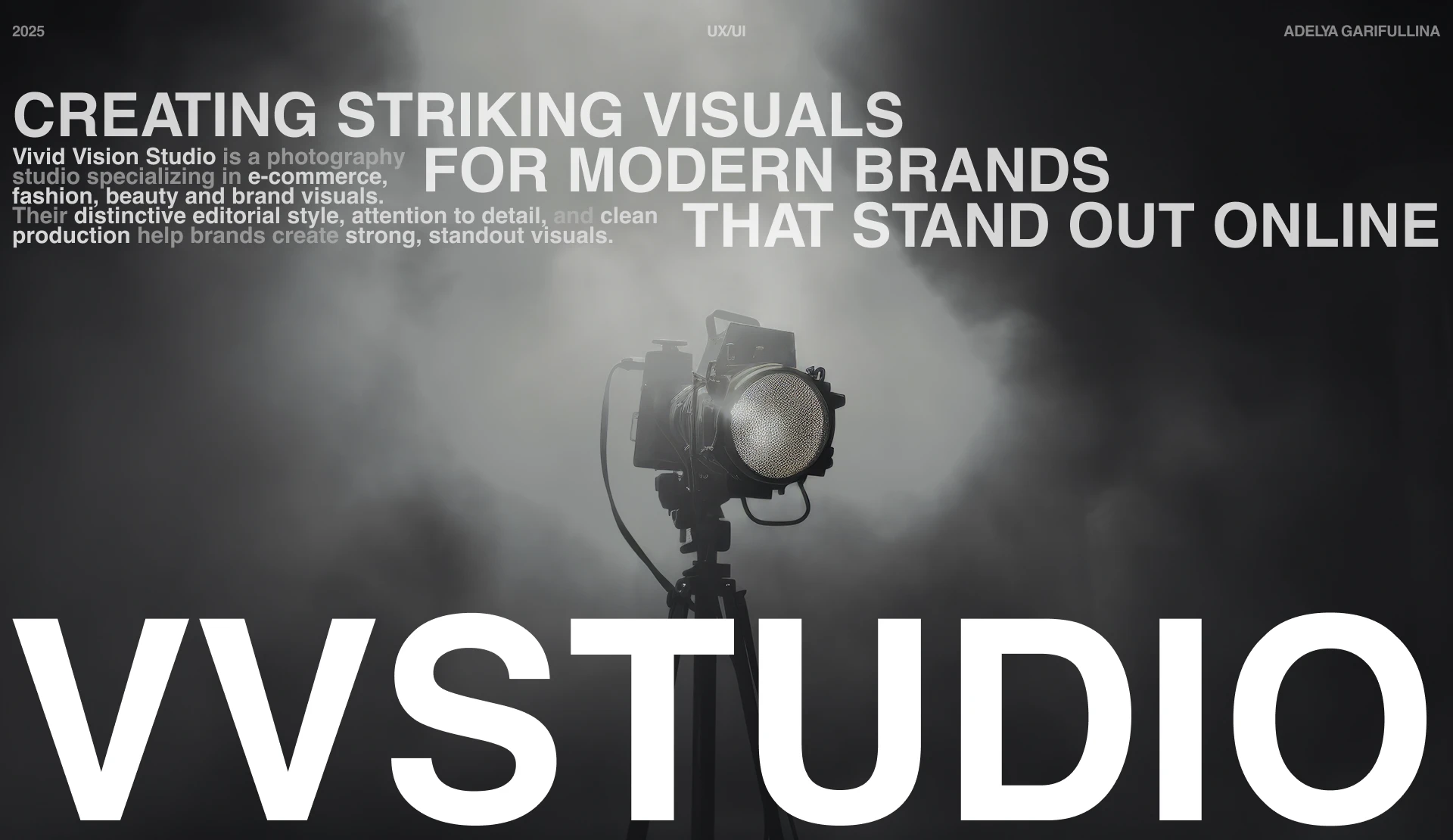 VIVID VISIONS STUDIO | corporate website — Изображение №1 — Интерфейсы на Dprofile