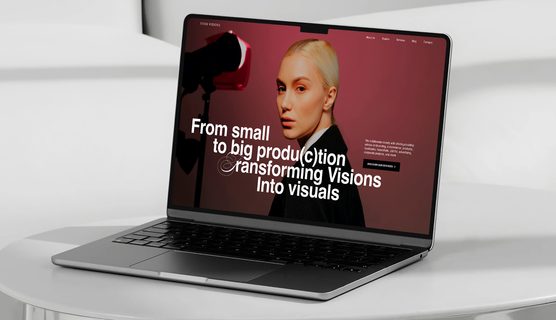 VIVID VISIONS STUDIO | corporate website — Изображение №3 — Интерфейсы на Dprofile