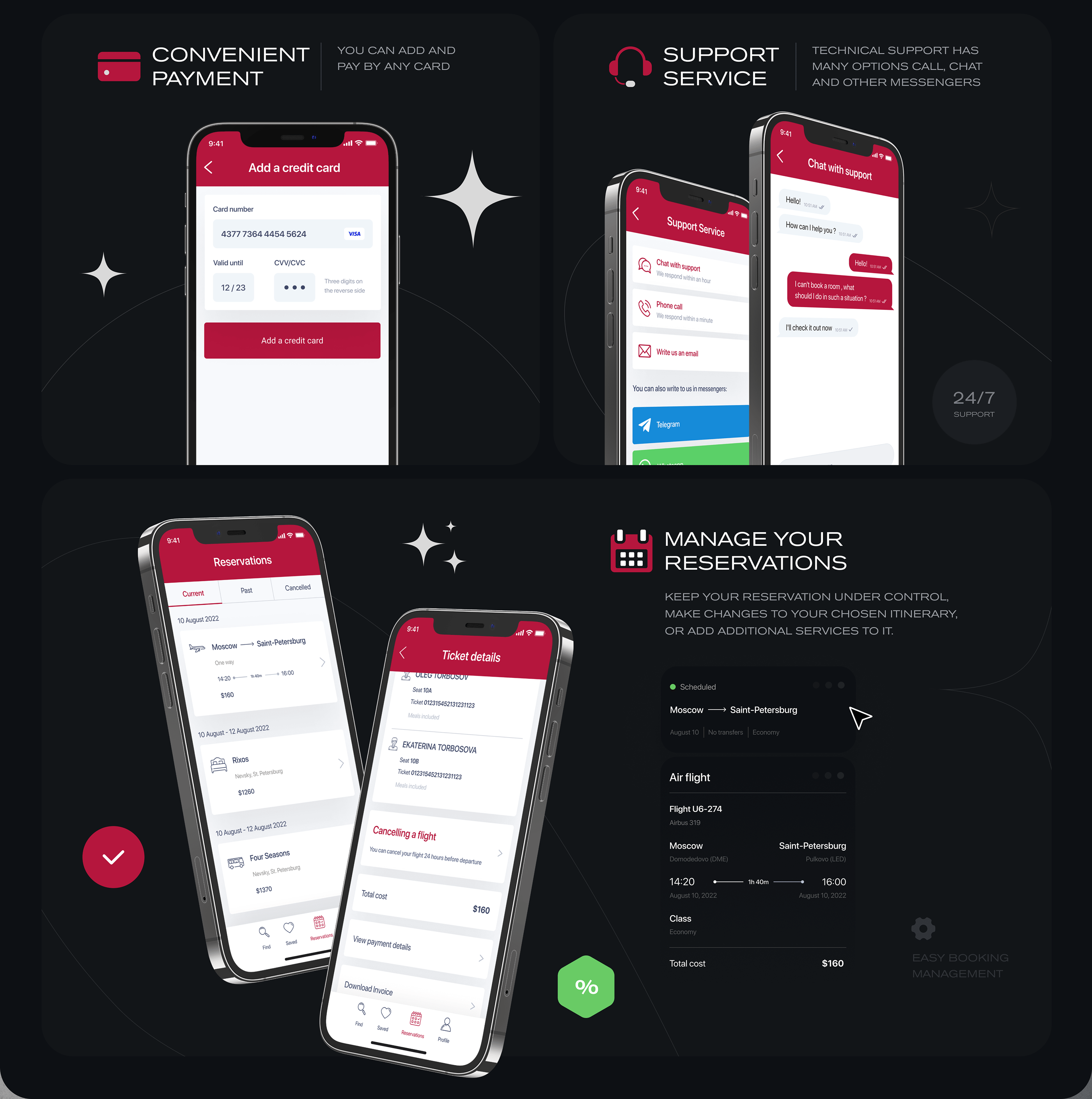 Time 2 book - Booking mobile app ux/ui — Изображение №11 — Интерфейсы на Dprofile