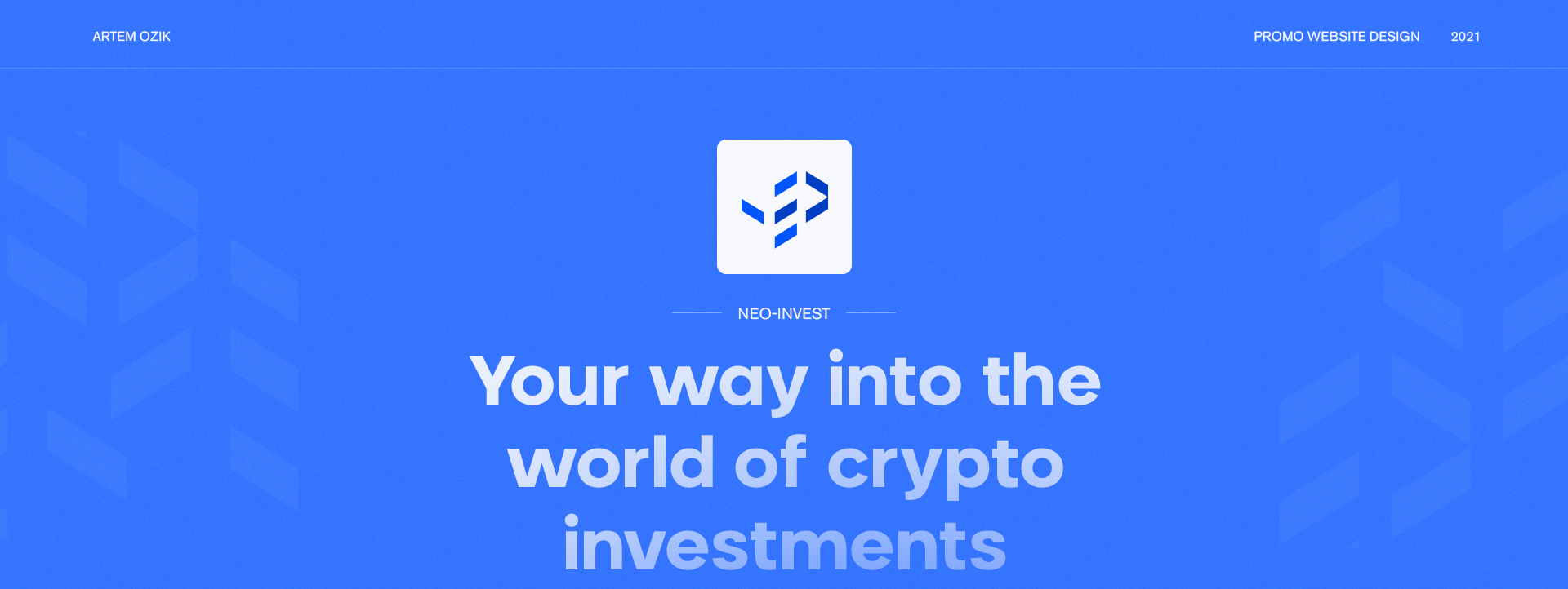 Neo-invest — Изображение №1 — Интерфейсы, Брендинг, Анимация на Dprofile