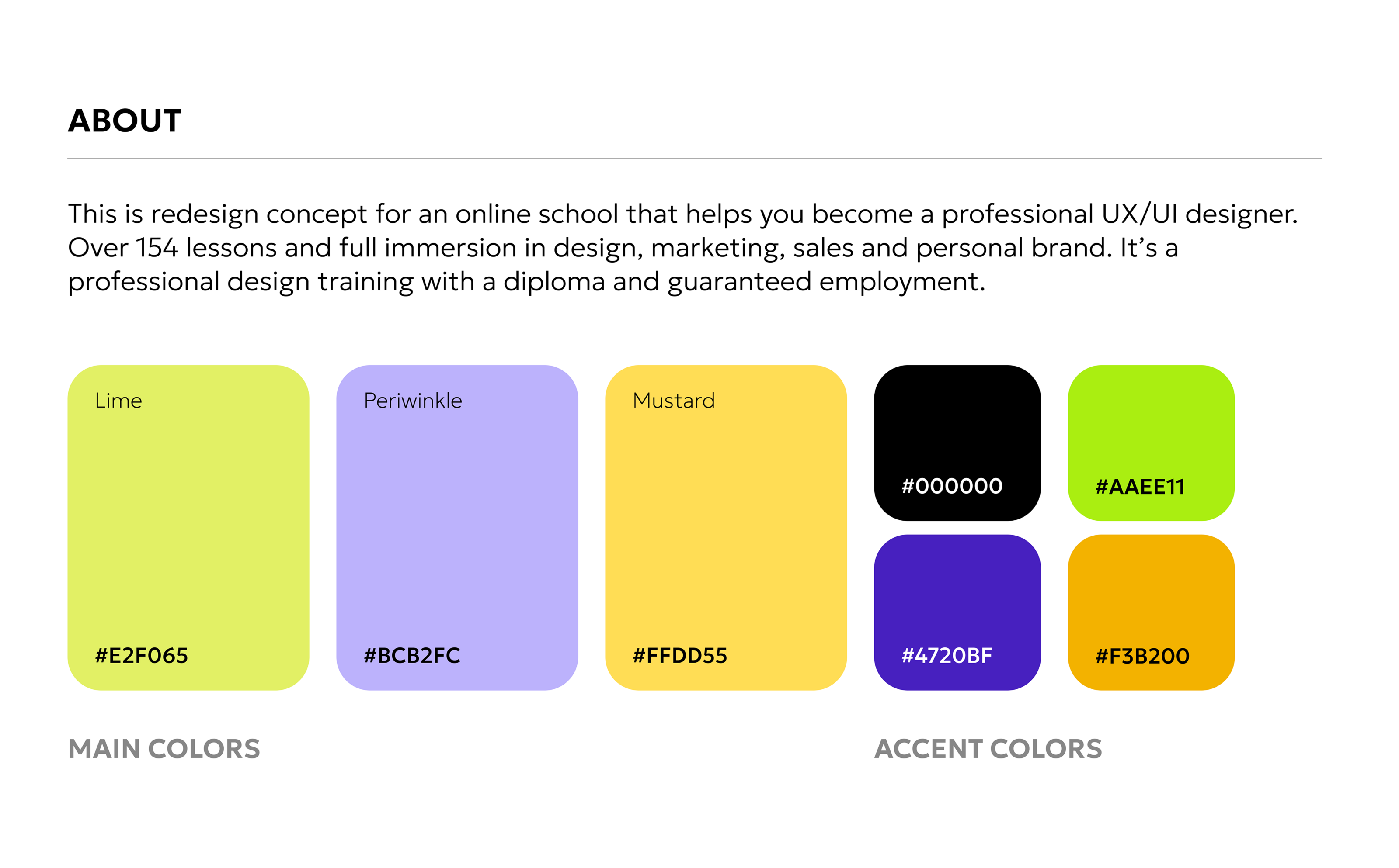 Online school UX/UI design landing page — Изображение №2 — Интерфейсы на Dprofile
