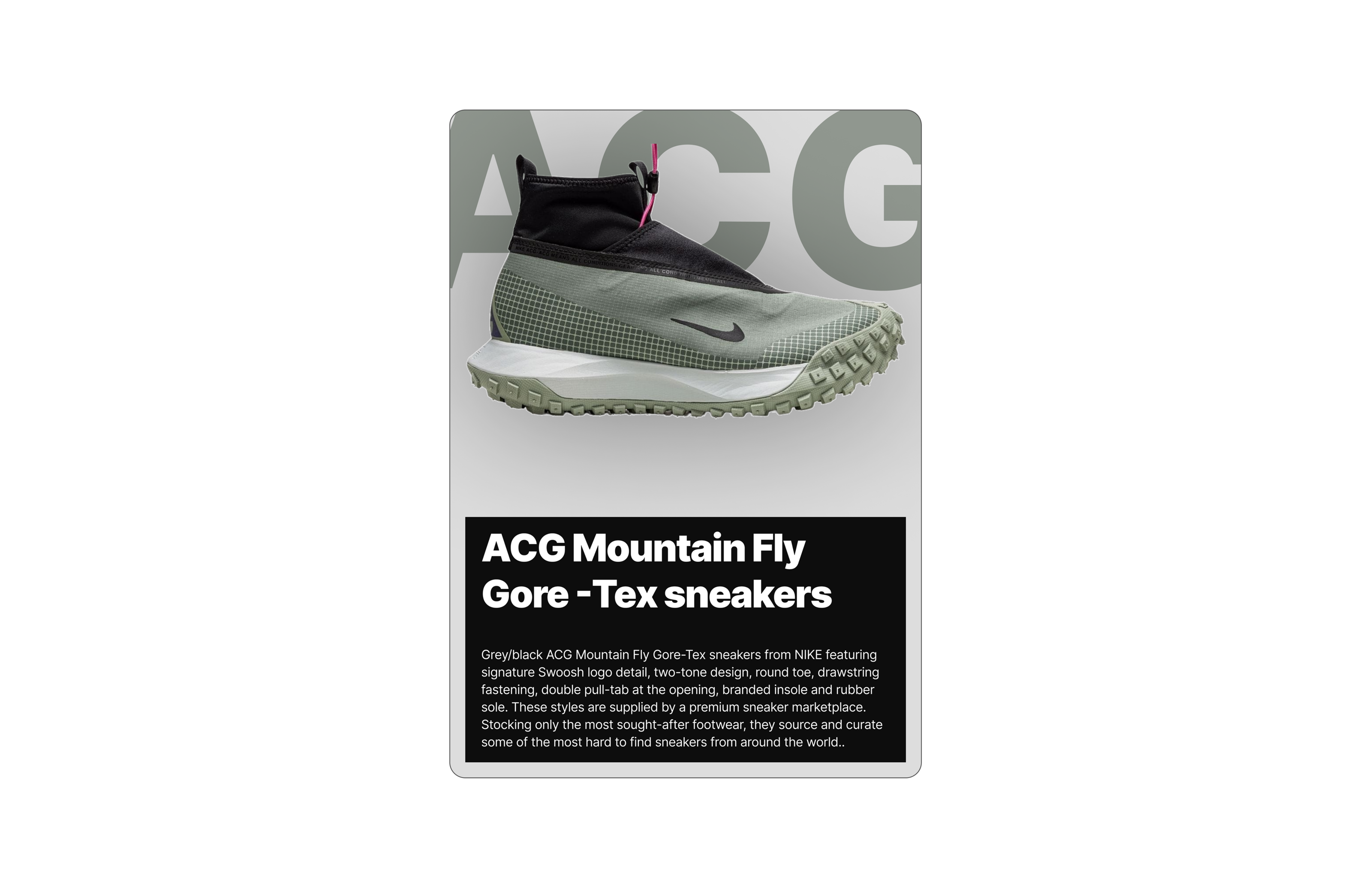 Nike ACG posters — Изображение №3 — Брендинг, Маркетинг на Dprofile